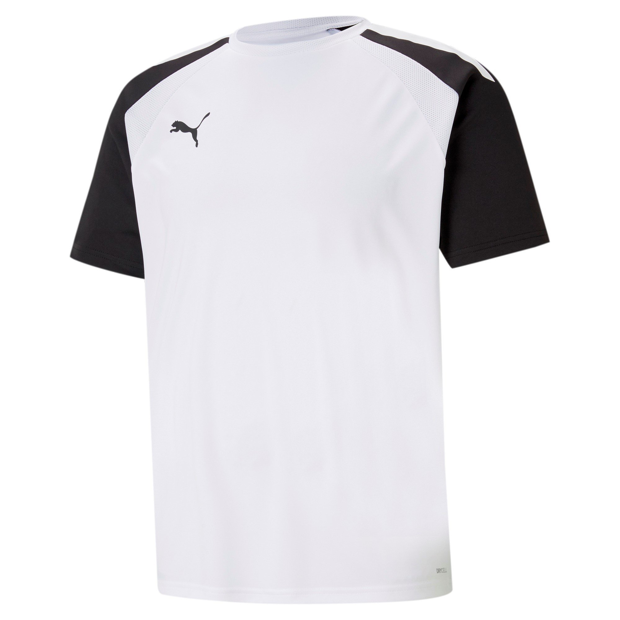 Puma Teampacer Shirt Korte Mouw Heren - Wit / Zwart | Maat: 3XL