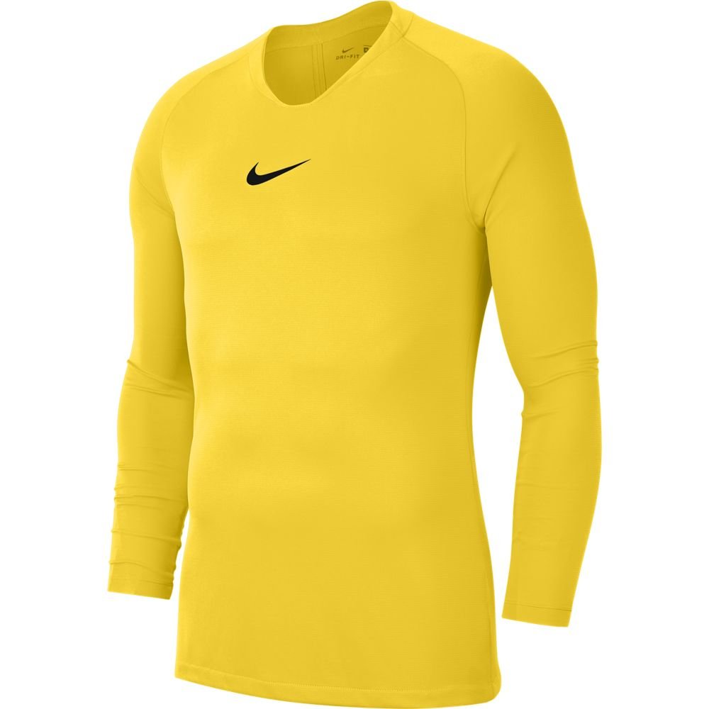 Nike Park Ondershirt Dri-FIT Lange Mouwen Kids Geel Zwart