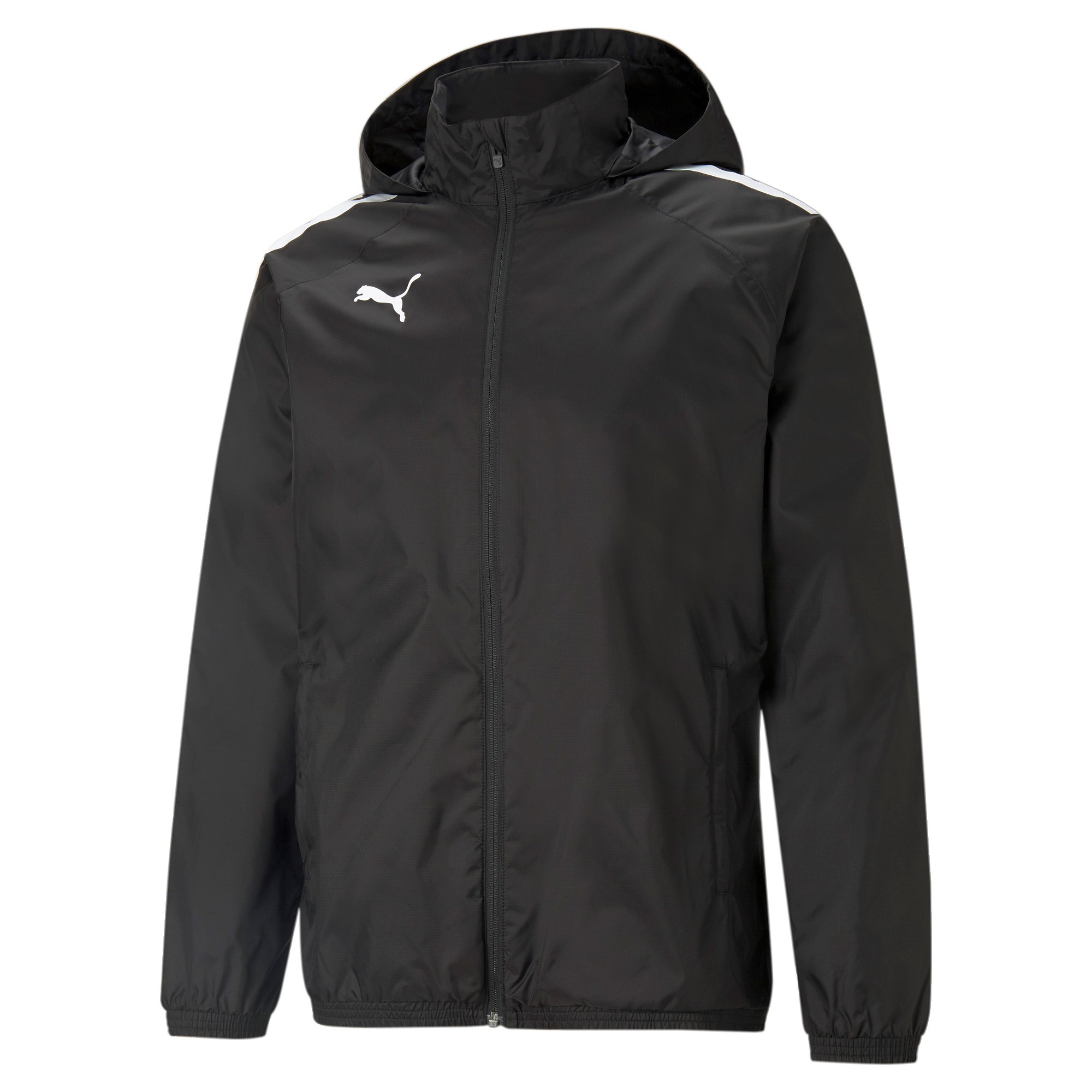 Puma Teamliga All Weather Jack Heren - Zwart | Maat: 3XL