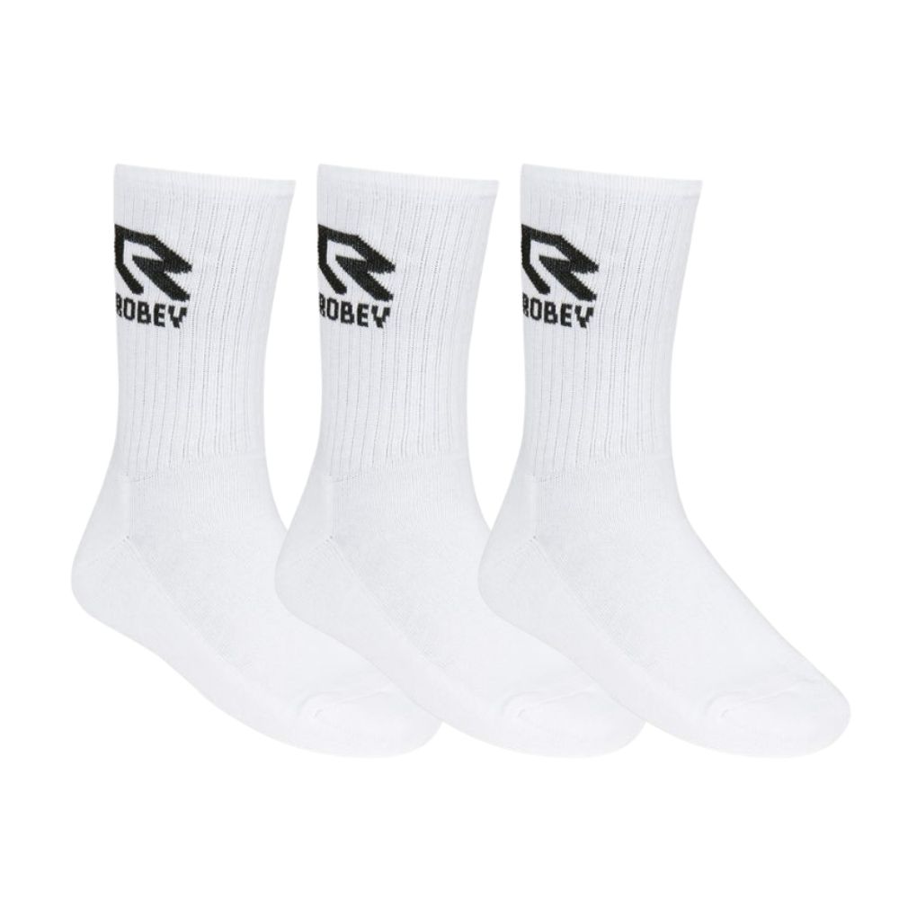 Robey Sport Socks (3-pack) voetbalsokken (maat 37-40) - Wit