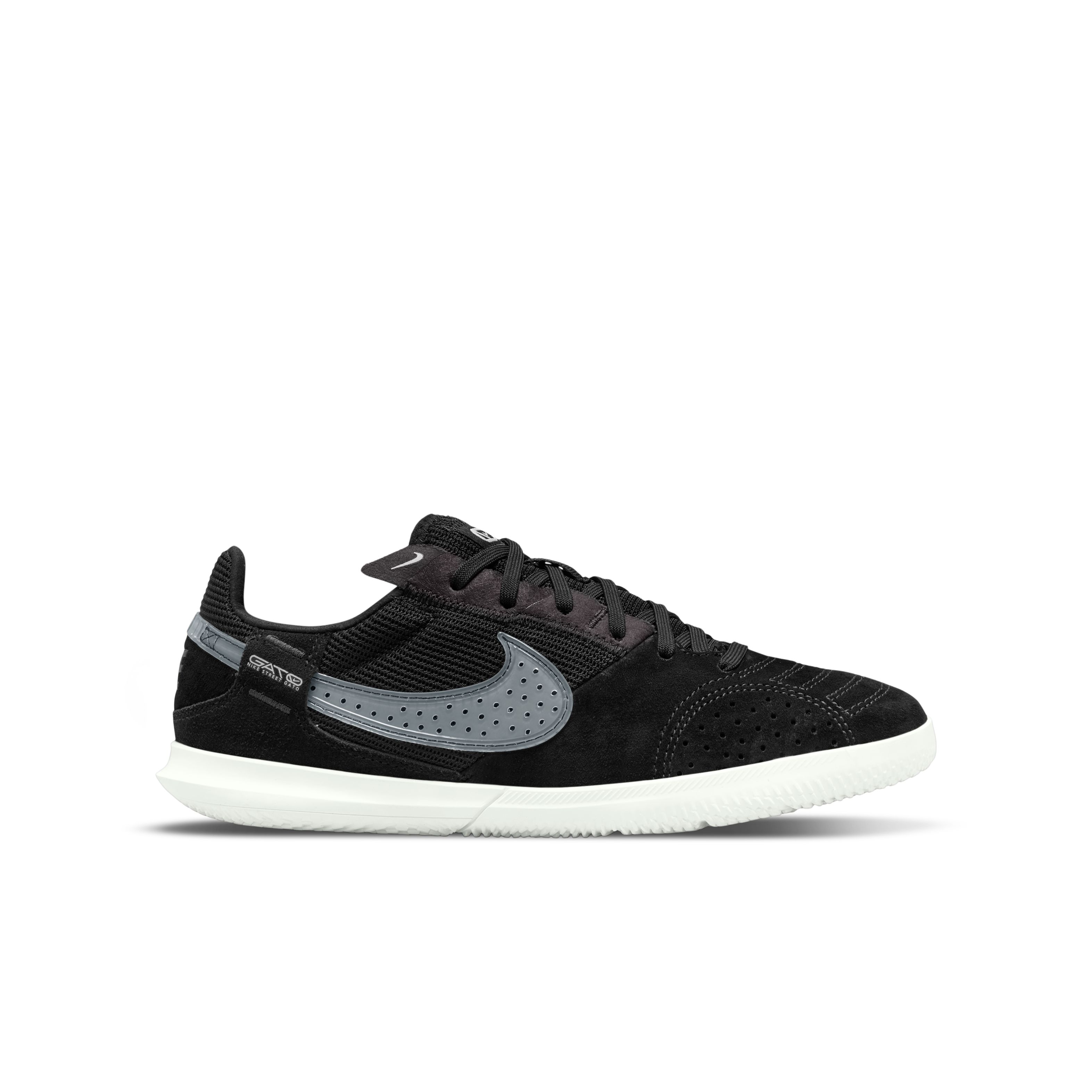 Nike Streetgato Straatvoetbalschoenen Kids Zwart Grijs Wit