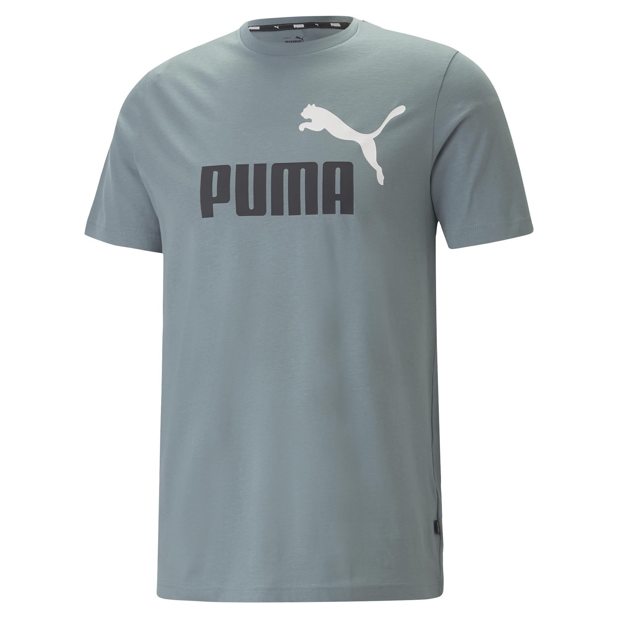 PUMA Ess+ 2 Col Logo Tee Heren Sportshirt - Maat XL