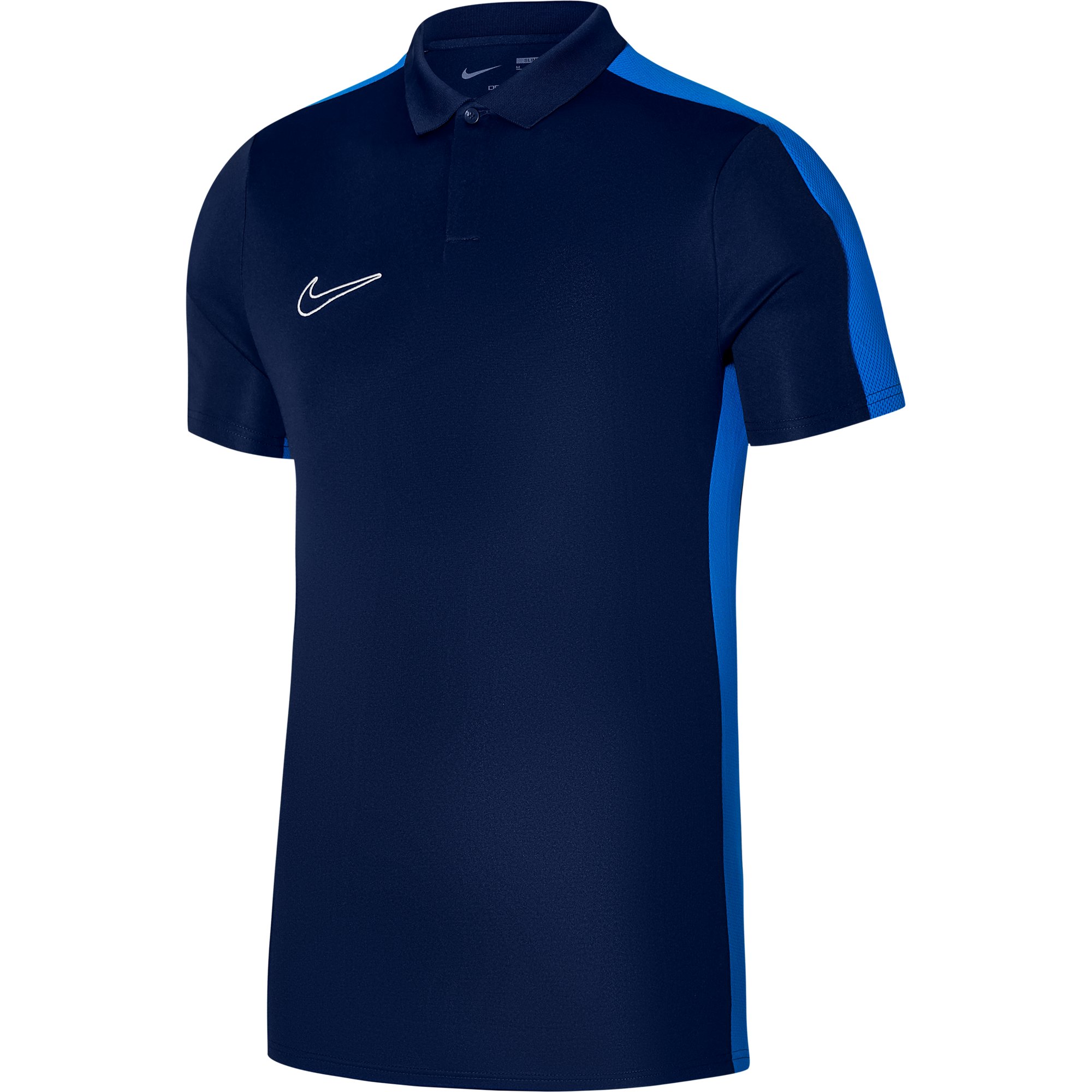 Nike Dri-FIT Academy 23 Polo Donkerblauw Blauw Wit