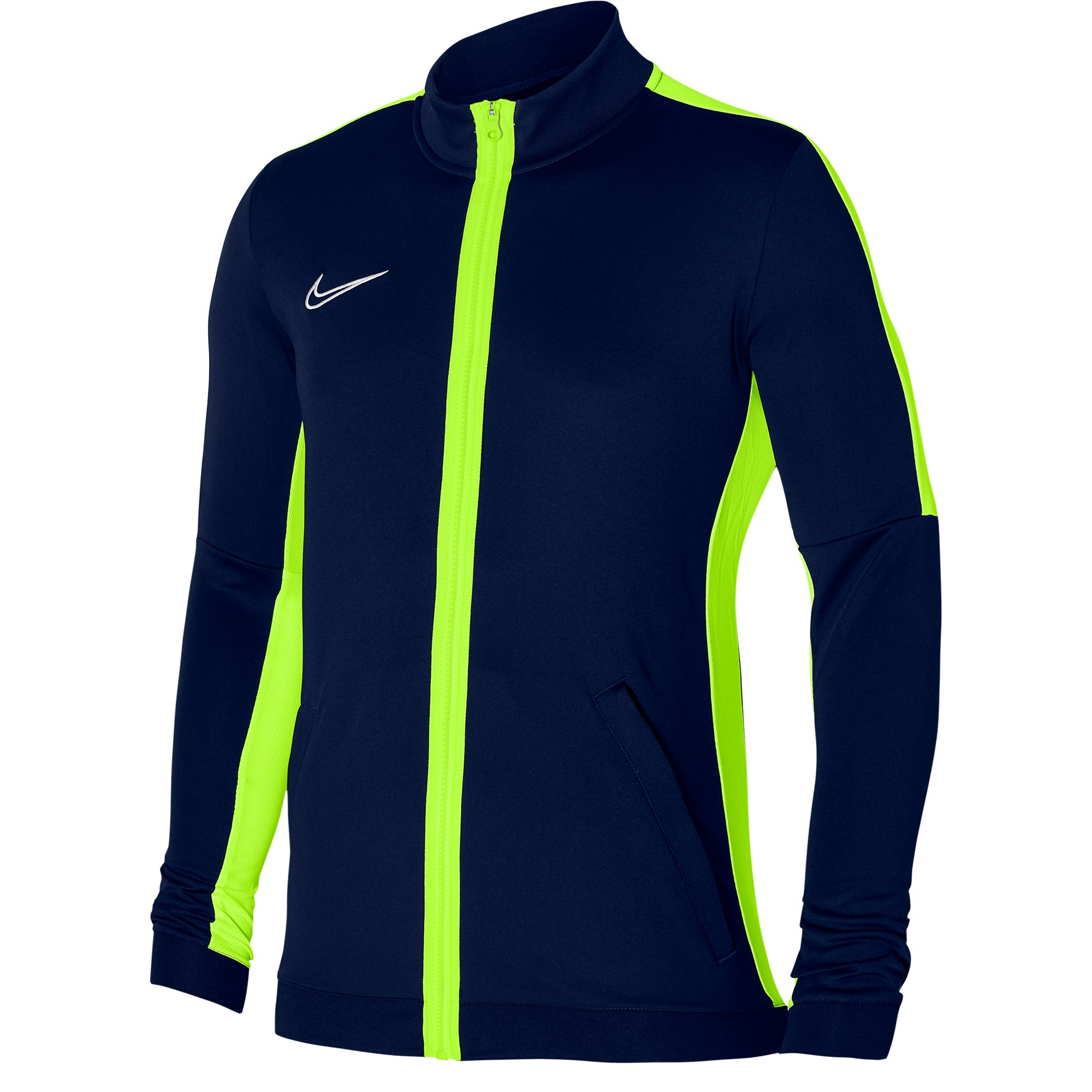 Nike Dri-FIT Academy 23 Trainingsjack Kids Donkerblauw Geel Wit