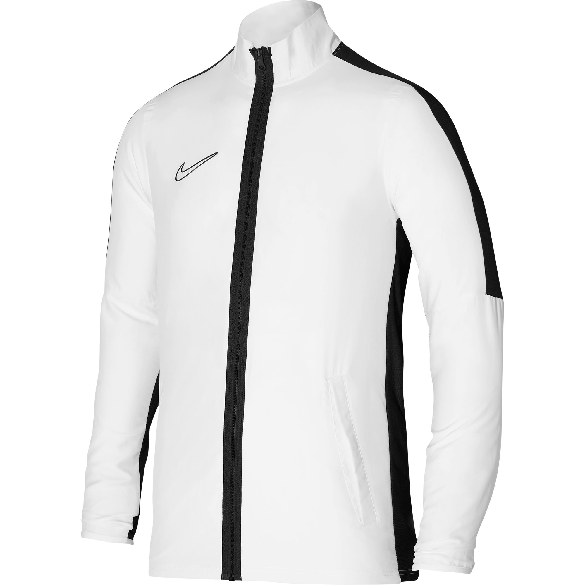 Nike Dri-FIT Academy 23 Trainingsjack Woven Wit Zwart