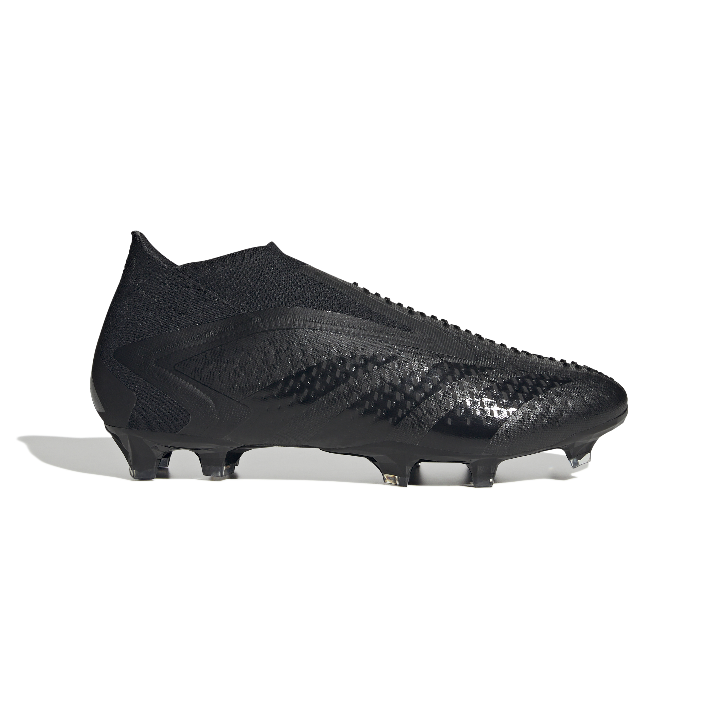 adidas Predator Accuracy+ Veterloze Gras Voetbalschoenen (FG) Zwart Antraciet