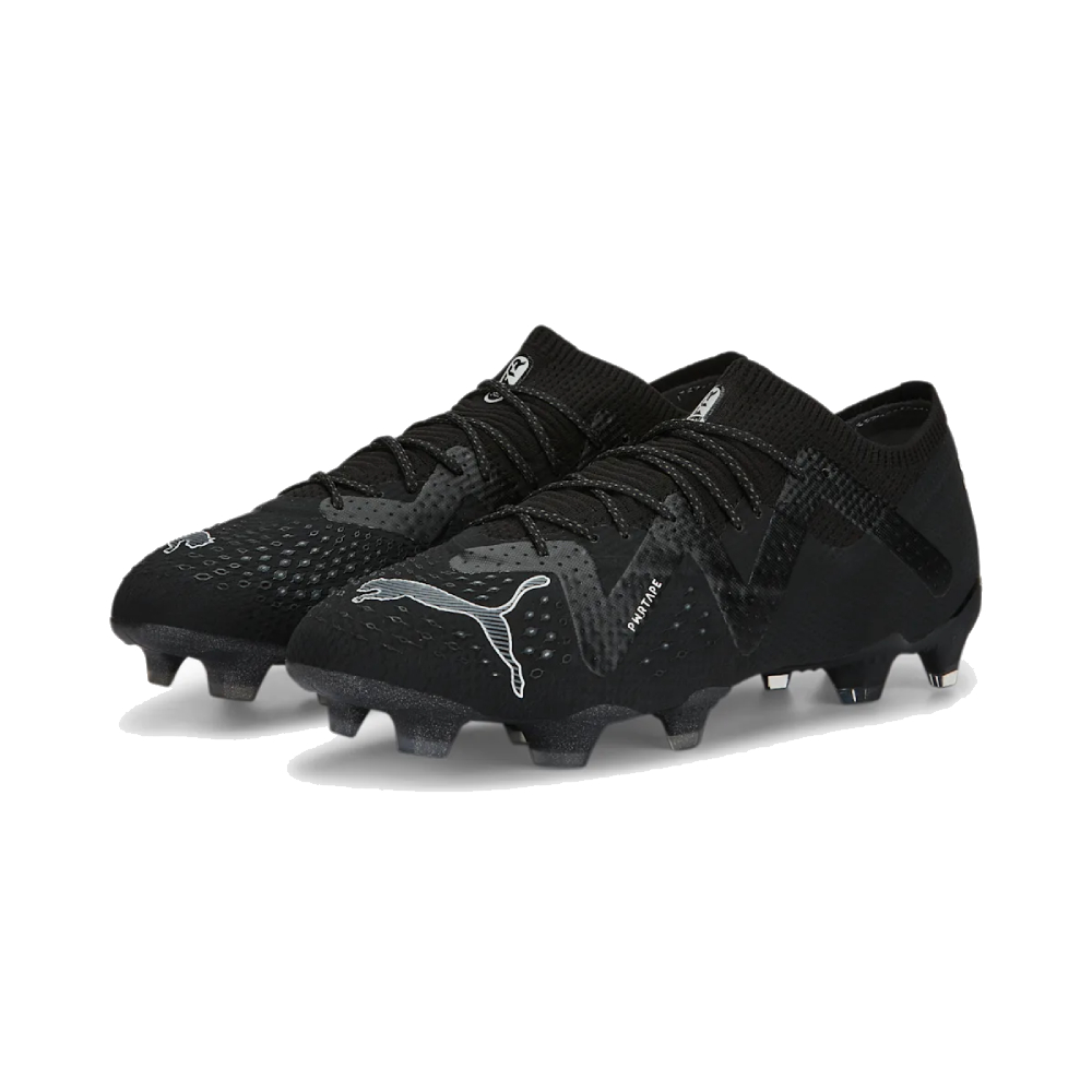 PUMA Future Ultimate Low Gras / Kunstgras Voetbalschoenen (MG) Zwart Wit