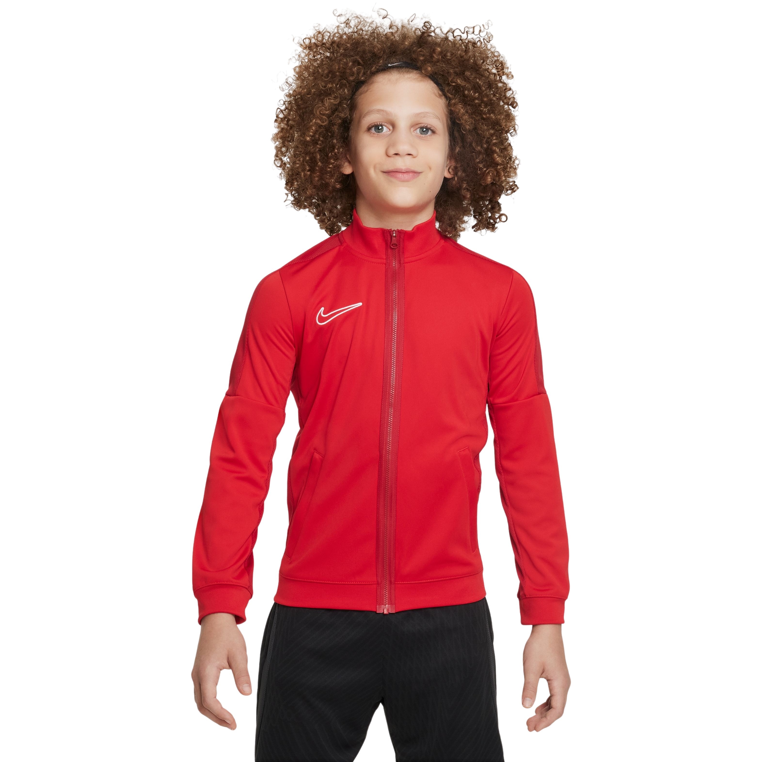 Nike Dri-FIT Academy 23 Trainingsjack Kids Rood Wit