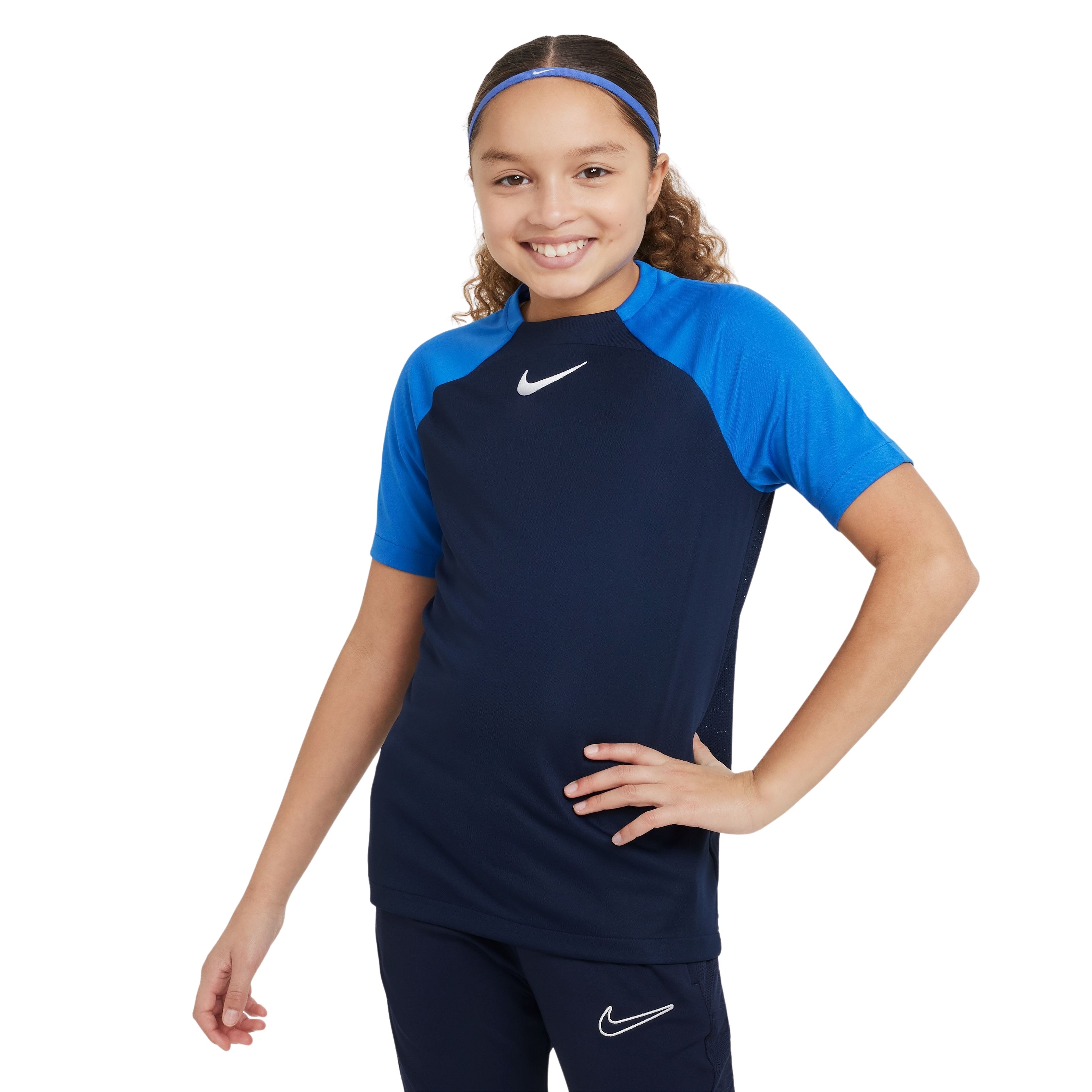 Nike Academy Pro Trainingsshirt Kids Donkerblauw Blauw