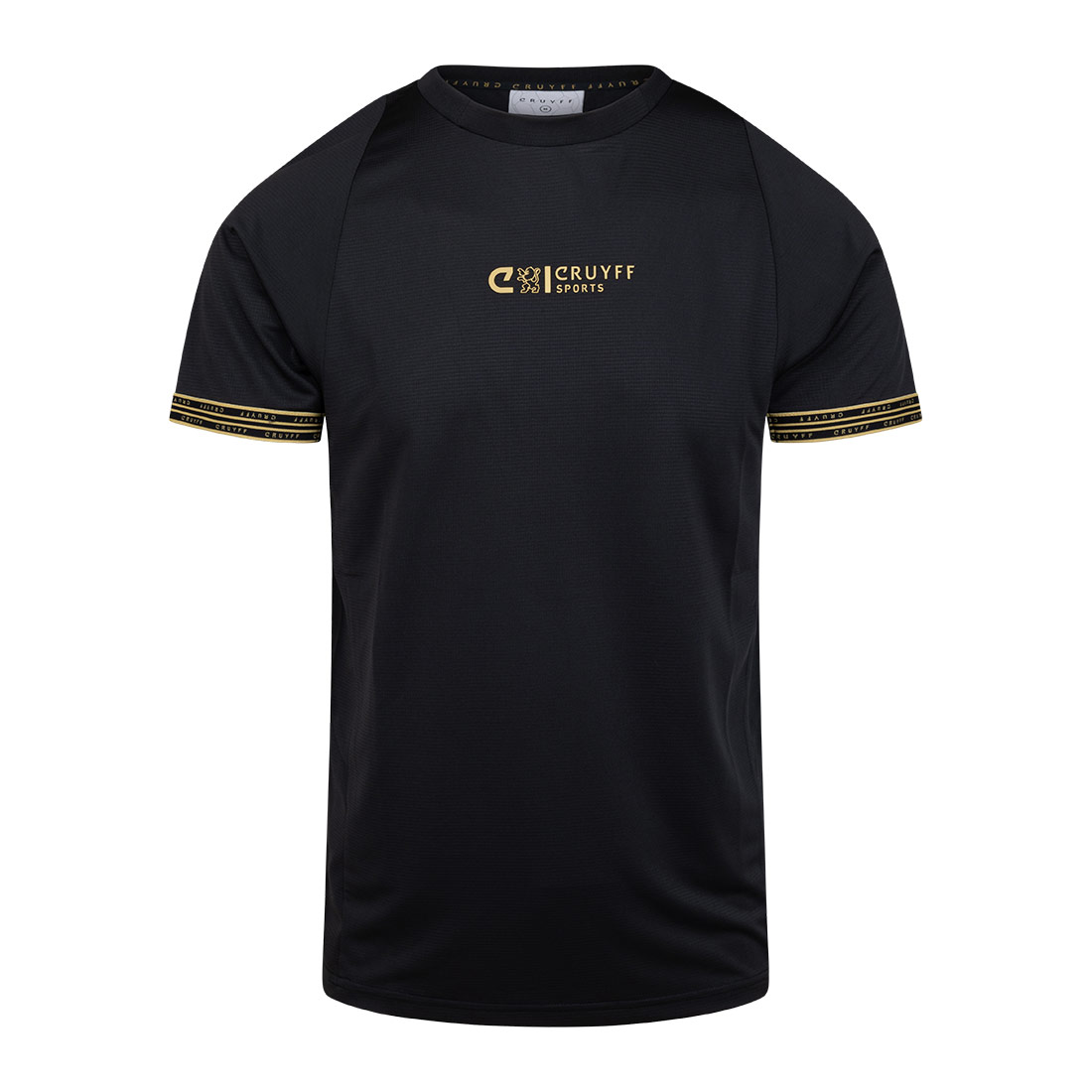 Cruyff Hoof T-Shirt Zwart Goud