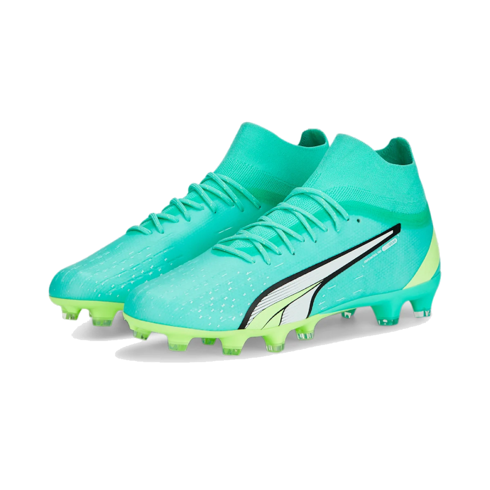 PUMA Ultra Pro Gras / Kunstgras Voetbalschoenen (MG) Felgroen Lichtgroen Wit