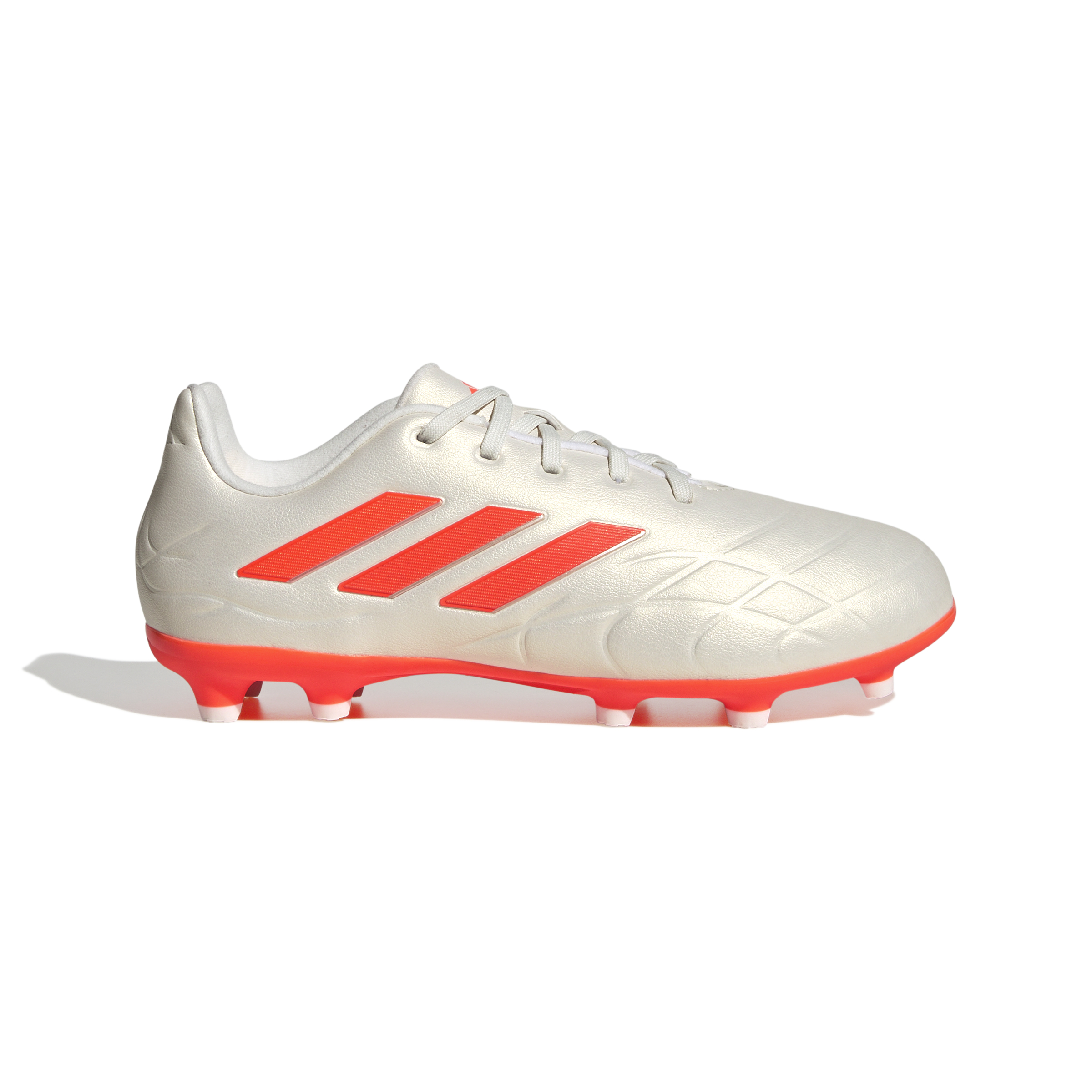 adidas Copa Pure.3 Gras Voetbalschoenen (FG) Kids Wit Oranje