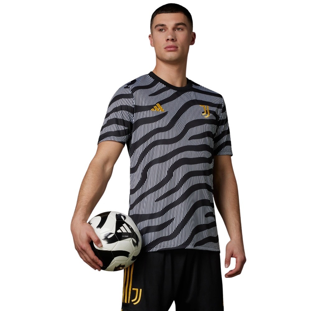 adidas Juventus Pre-Match Trainingsshirt 2023-2024 Zwart Wit