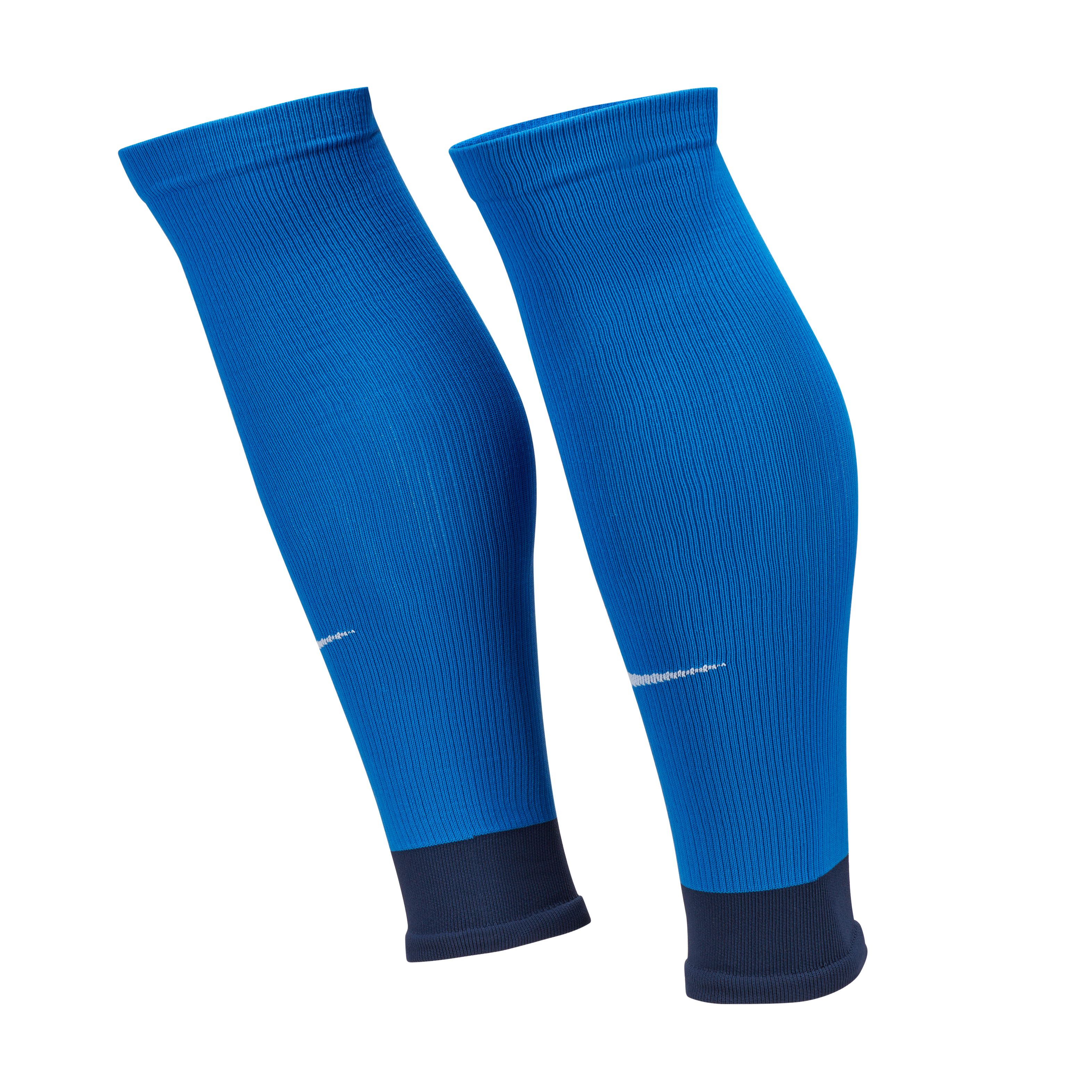 Nike Strike Sok Sleeves Blauw Donkerblauw Wit