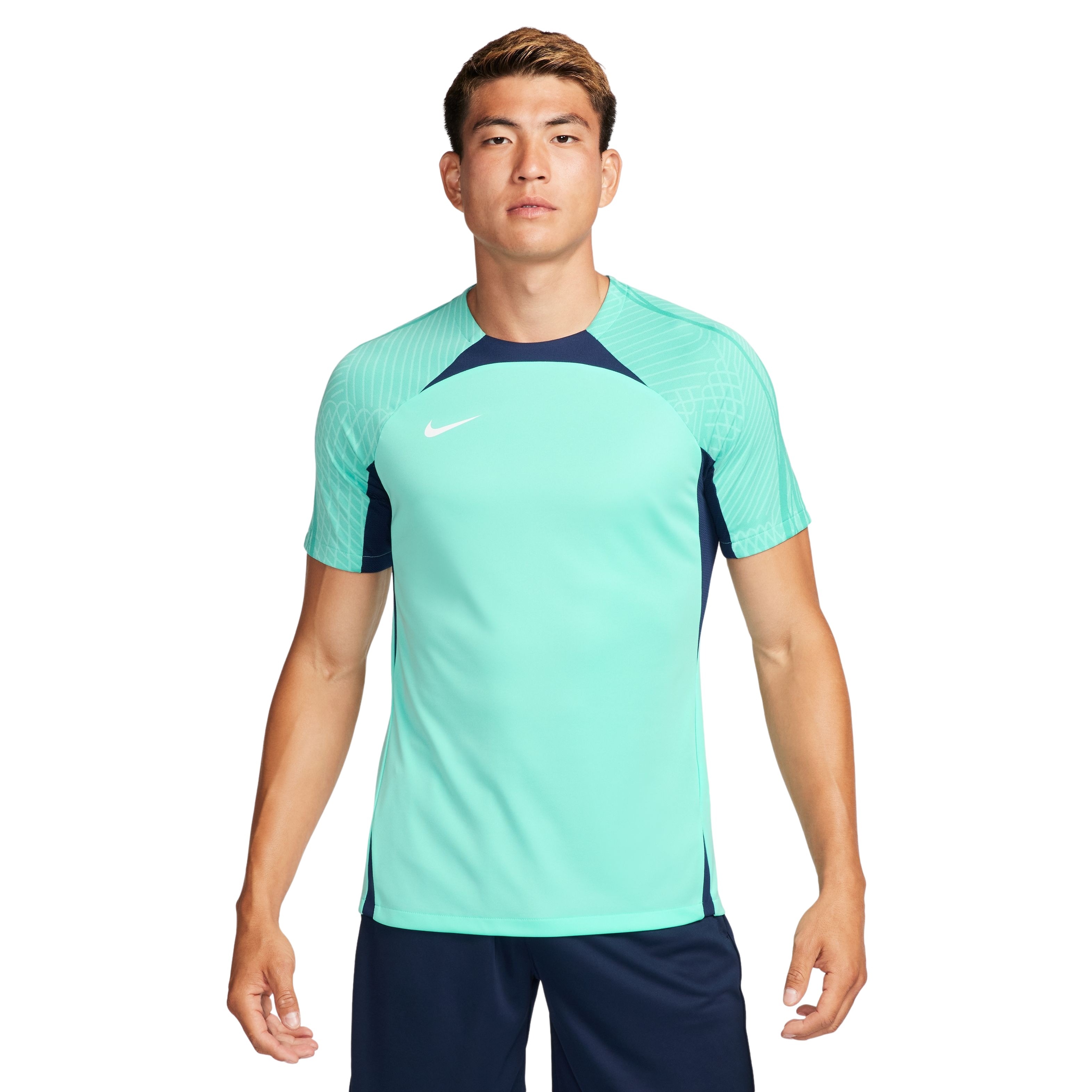 Nike Strike 23 Trainingsshirt Lichtblauw Donkerblauw Wit