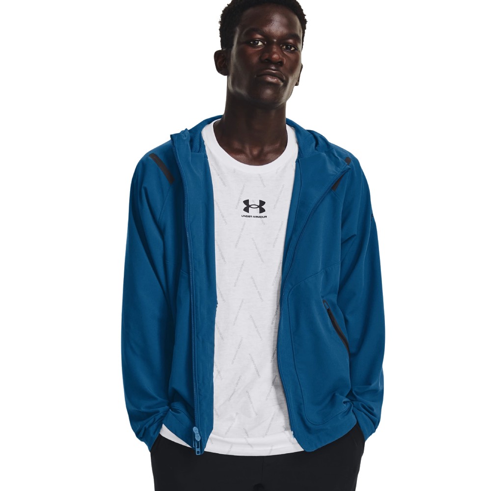 Ua Unstoppable Jacket-Blu Size : MD