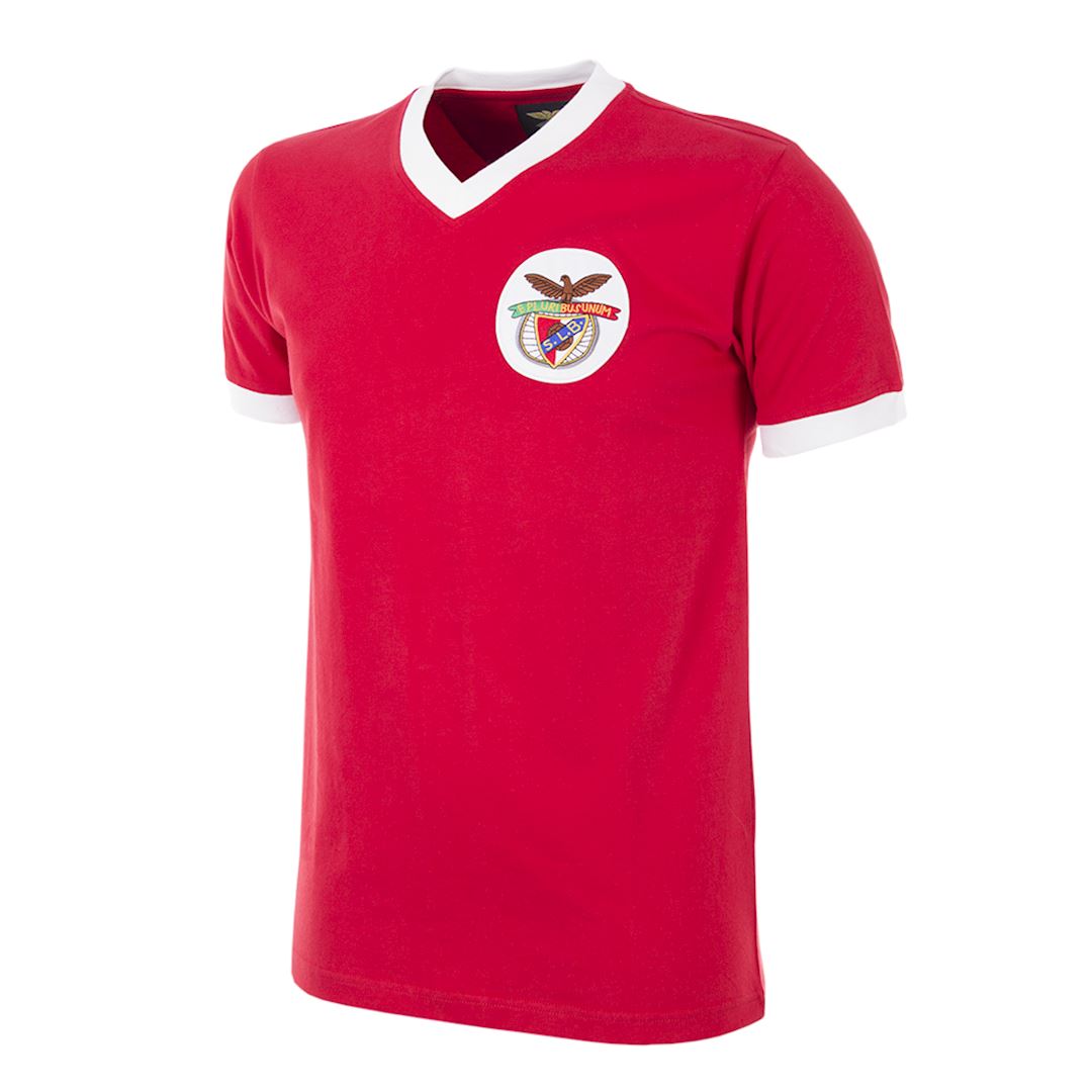 SL Benfica 1974 - 75 Retro Football Shirt Red L
