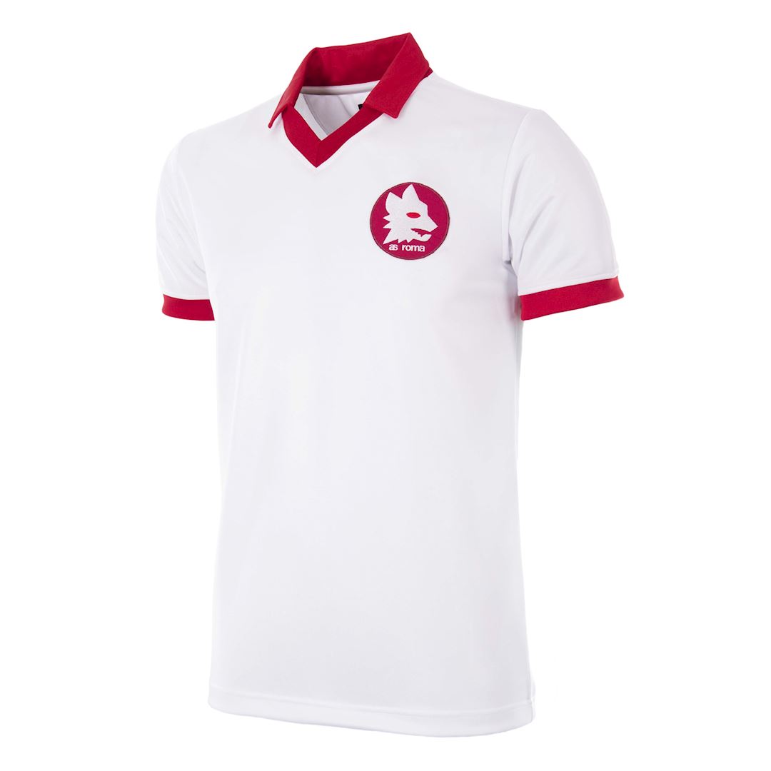 AS Roma 1984 European Cup Final Retro Football Shirt White S
