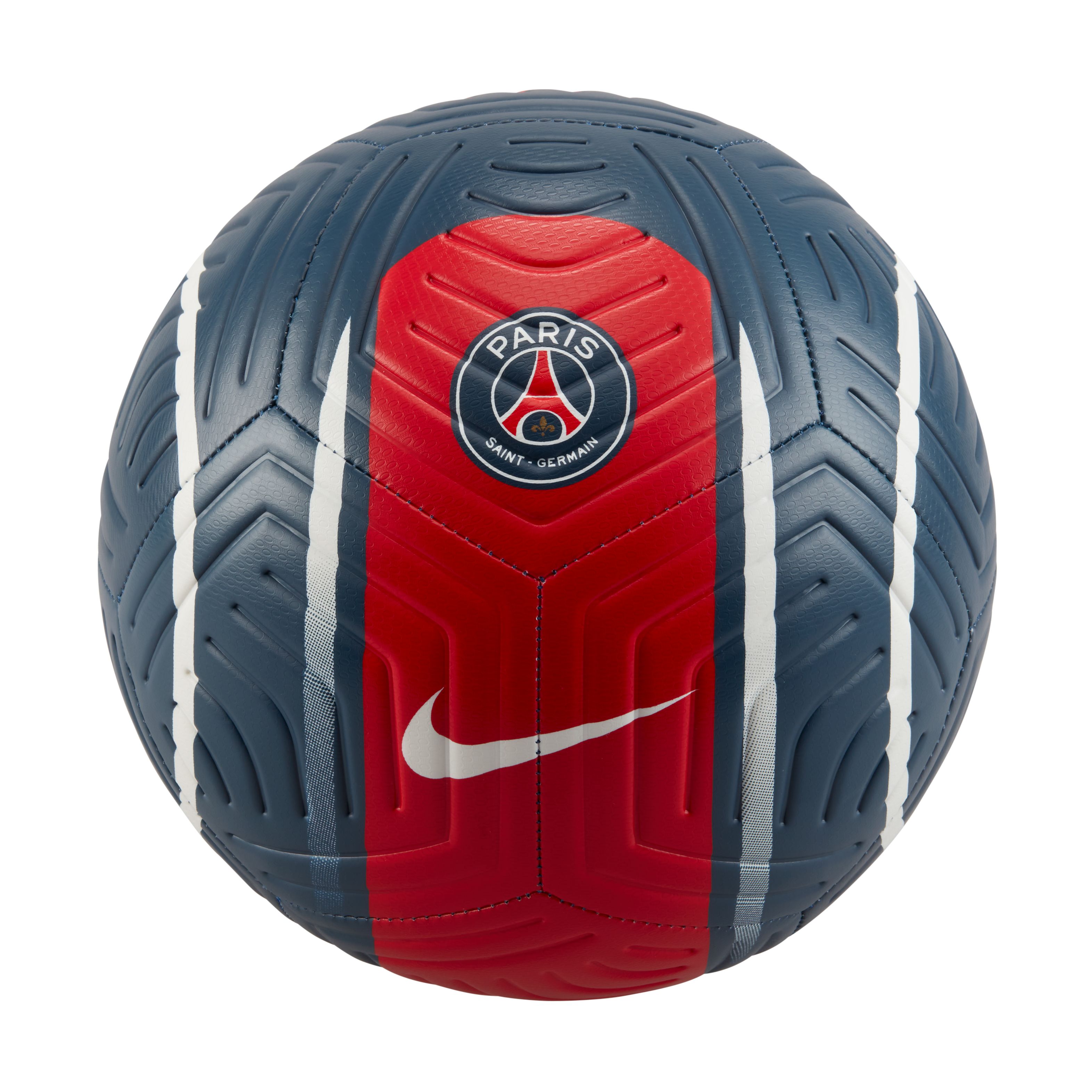 Nike Paris Saint Germain Strike Voetbal Maat 5 2023-2024 Donkerblauw Rood