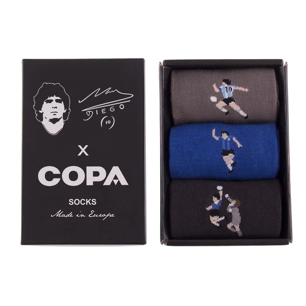 Maradona X COPA Argentina Socks Box Set Black 40 - 46