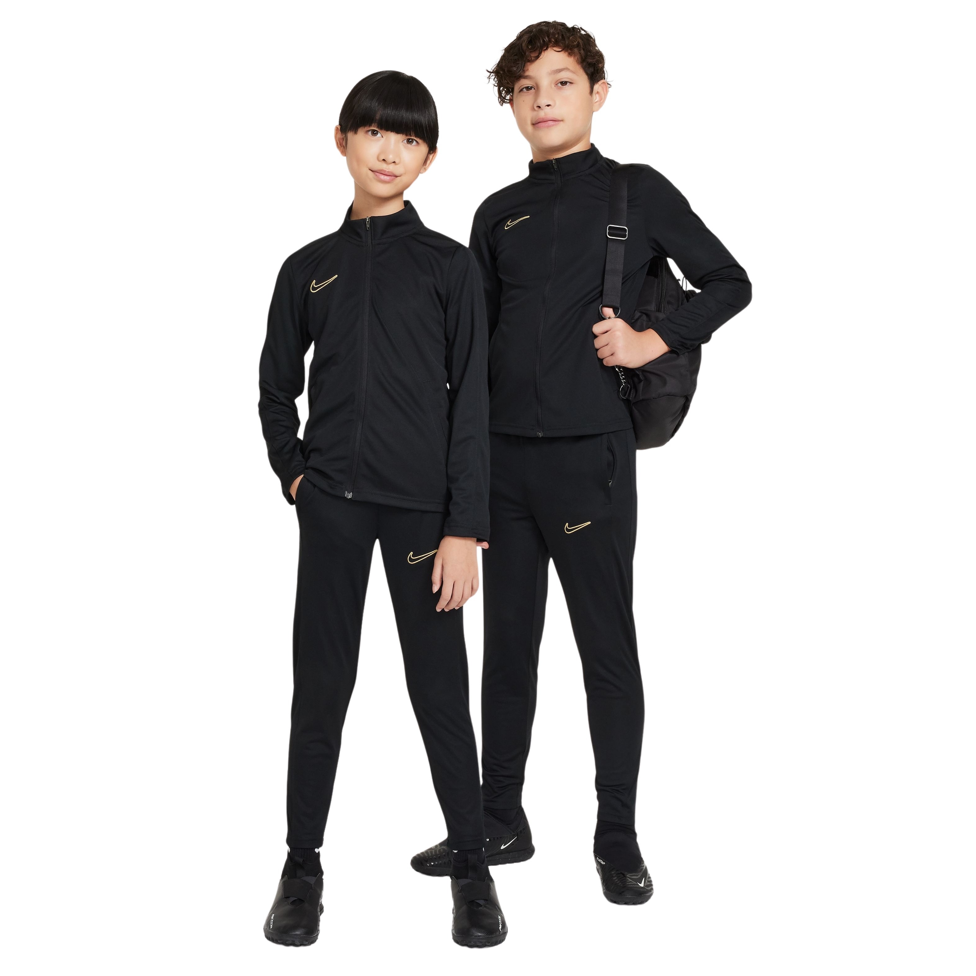 Nike Academy Trainingspak Full-Zip Kids Zwart Goud