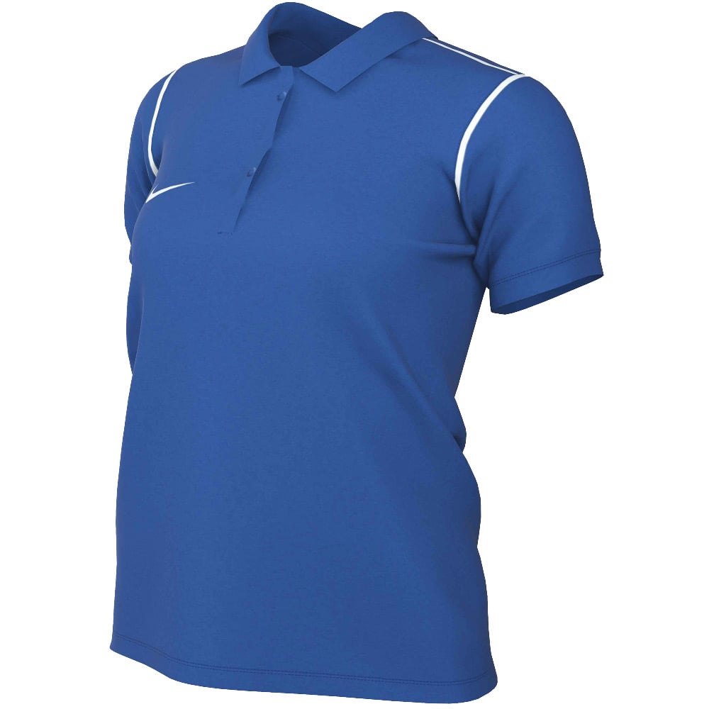 Nike Park 20 Polo Dames Blauw Wit