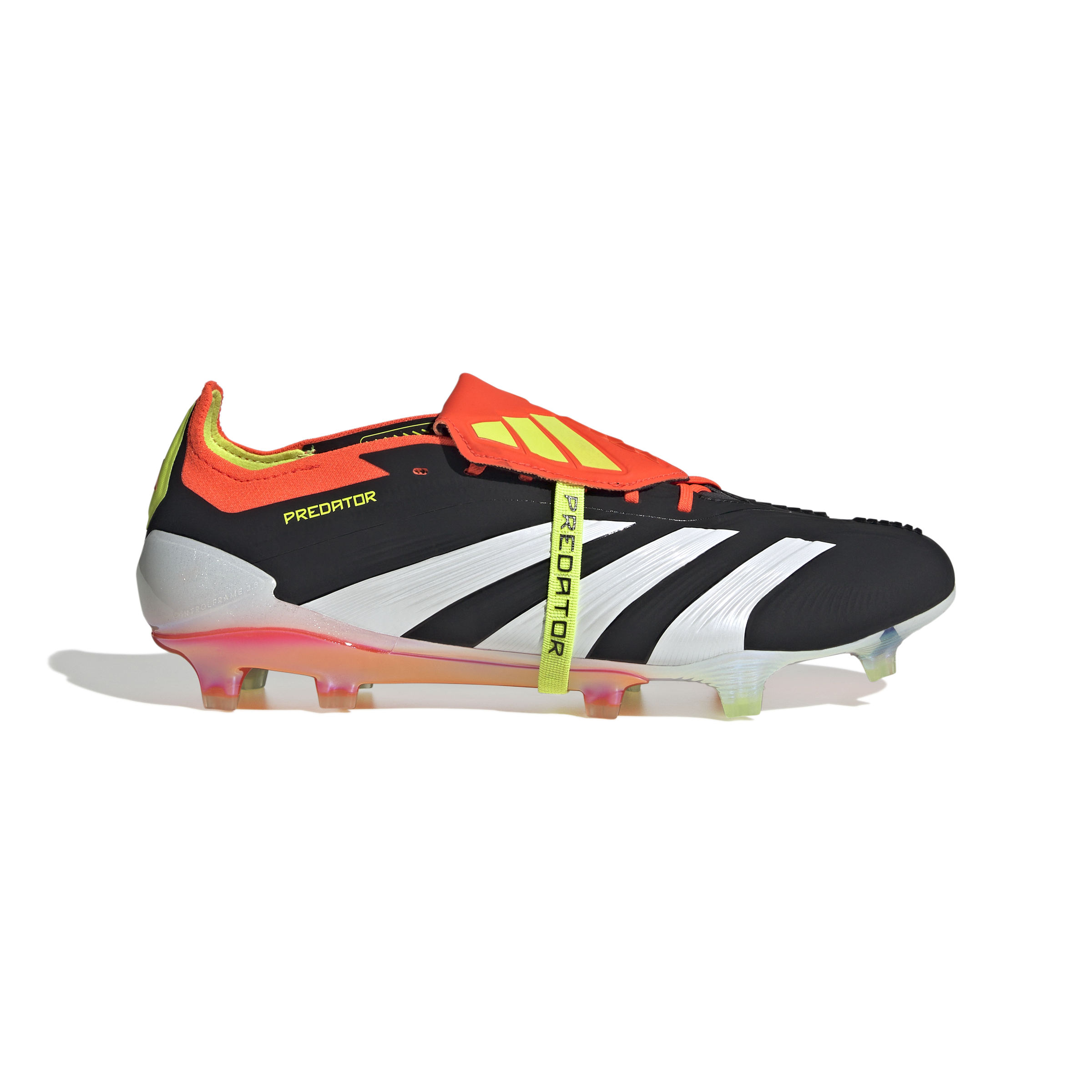 adidas Predator Elite FT Gras Voetbalschoenen (FG) Zwart Wit Felrood