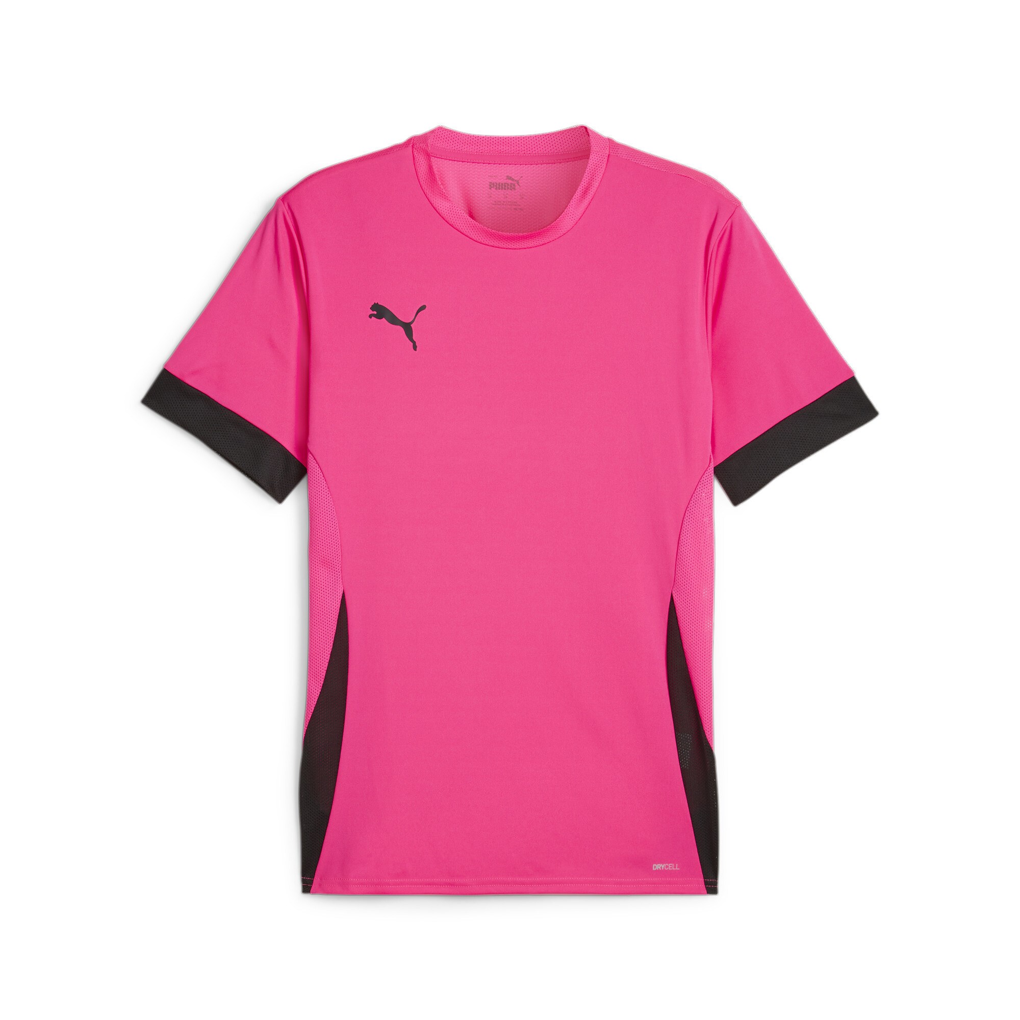 PUMA teamGOAL Matchday Jersey Heren Sportshirt - Fluro Pink Pes-PUMA Zwart-PUMA Zwart - Maat S
