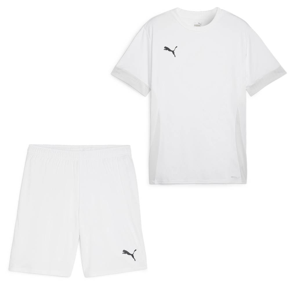 PUMA teamGOAL Matchday Voetbaltenue Wit Zwart