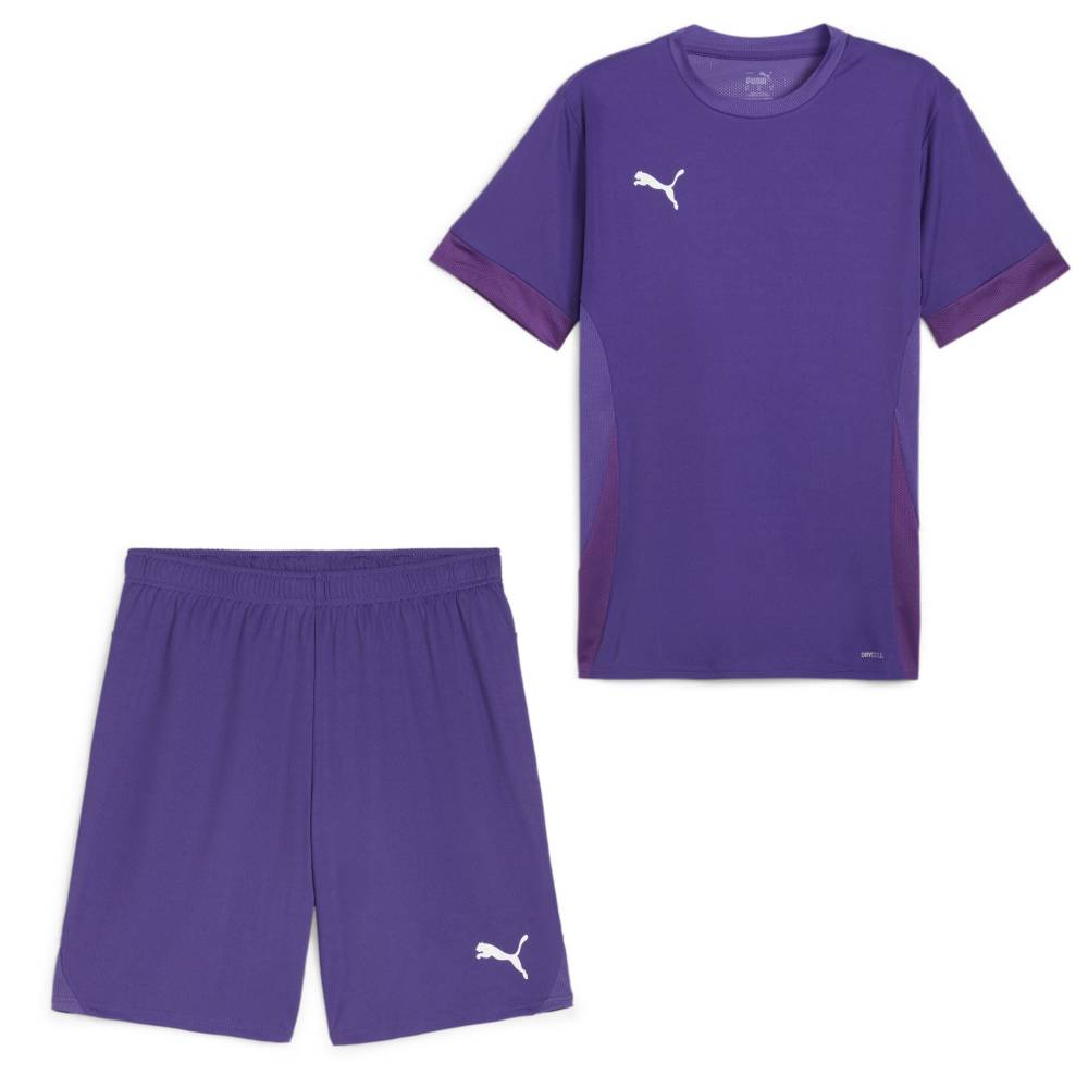 PUMA teamGOAL Matchday Voetbaltenue Paars Wit