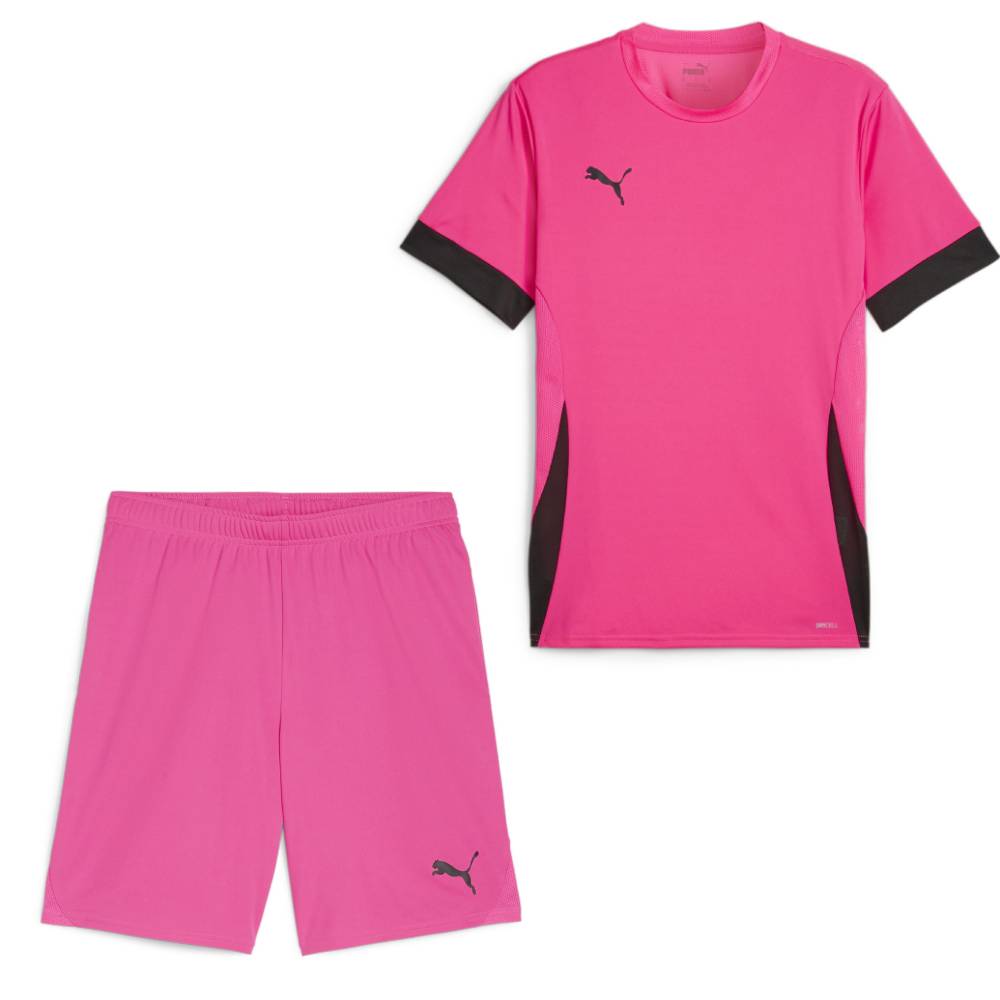 PUMA teamGOAL Matchday Voetbaltenue Felroze Zwart