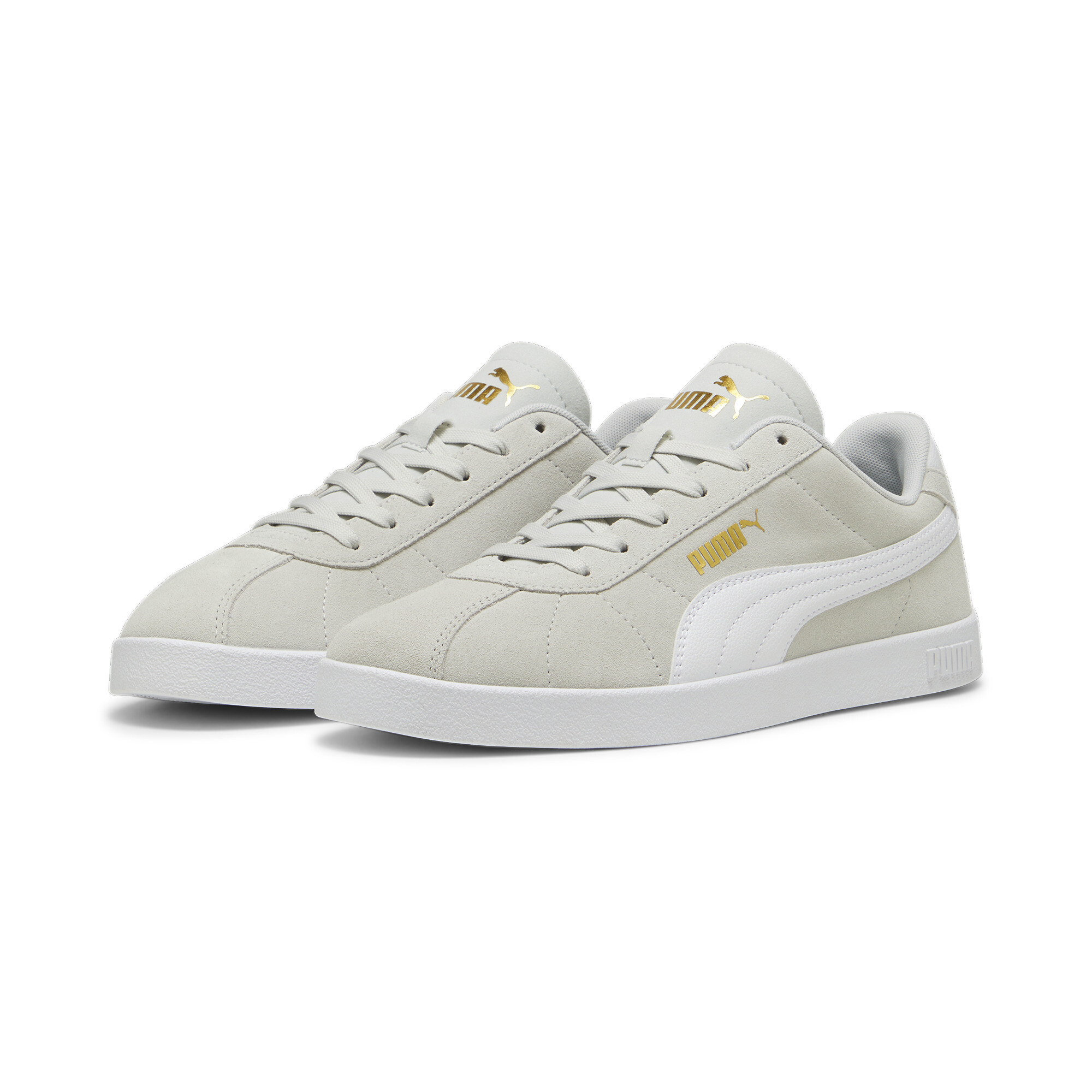 PUMA Club II Sneakers Grijs Wit Goud