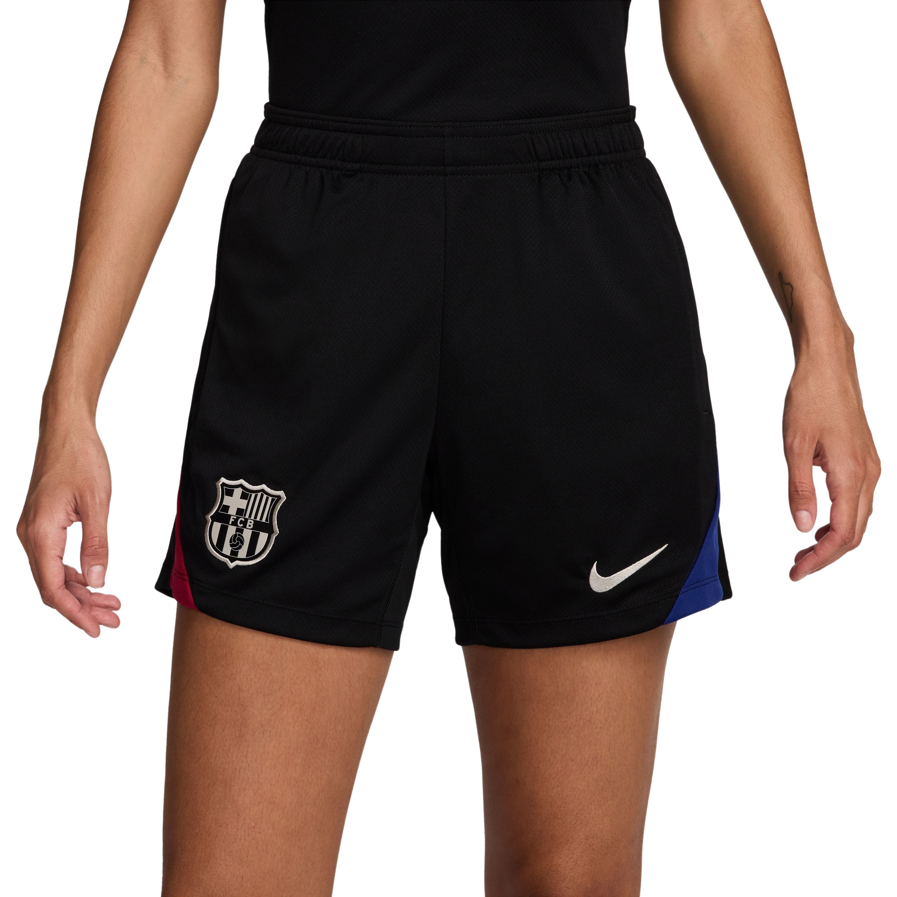 Nike FC Barcelona Strike Trainingsbroekje 2024-2025 Dames Zwart Wit Rood Blauw