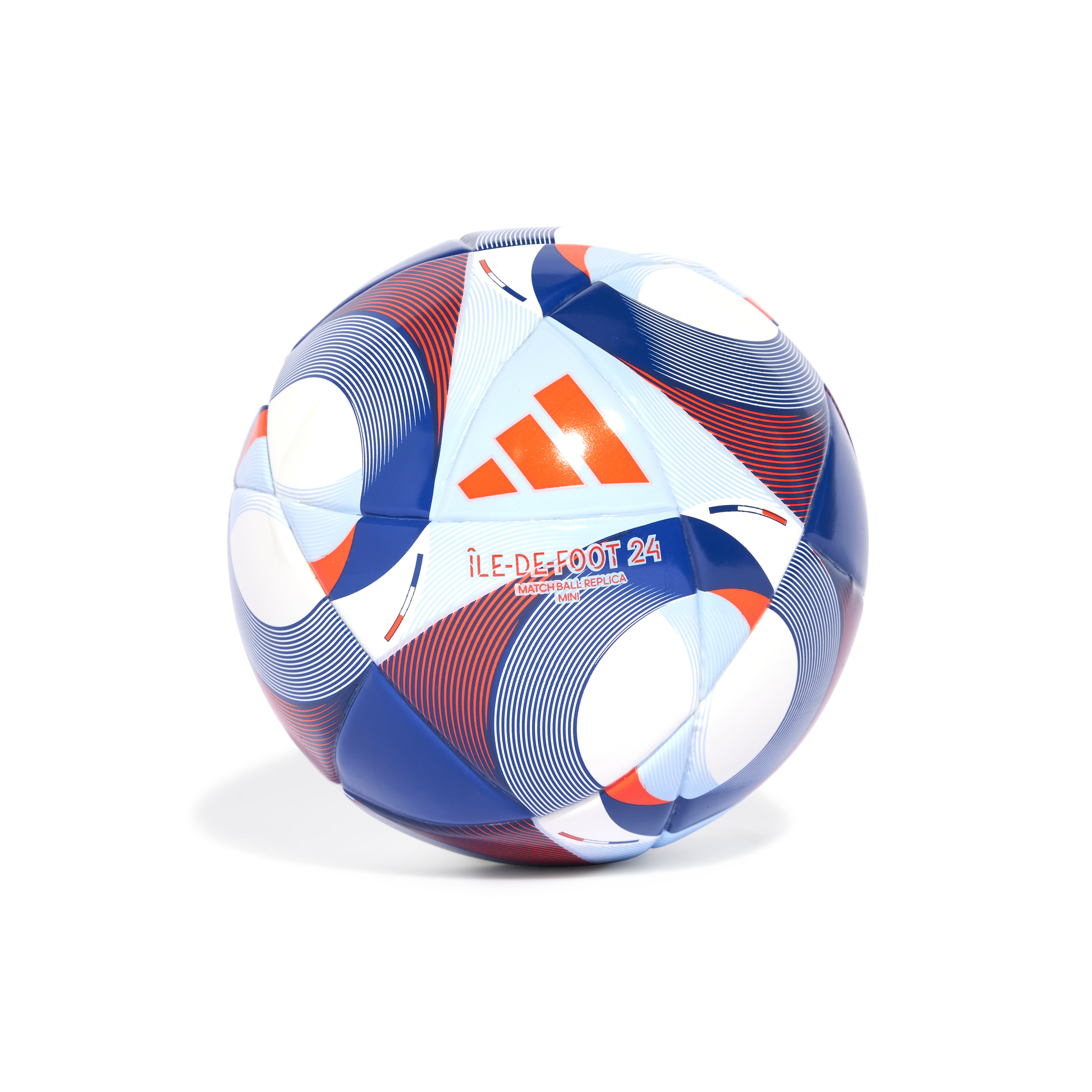 adidas OLYMPICS24 Mini Voetbal Maat 1 Wit Blauw Rood