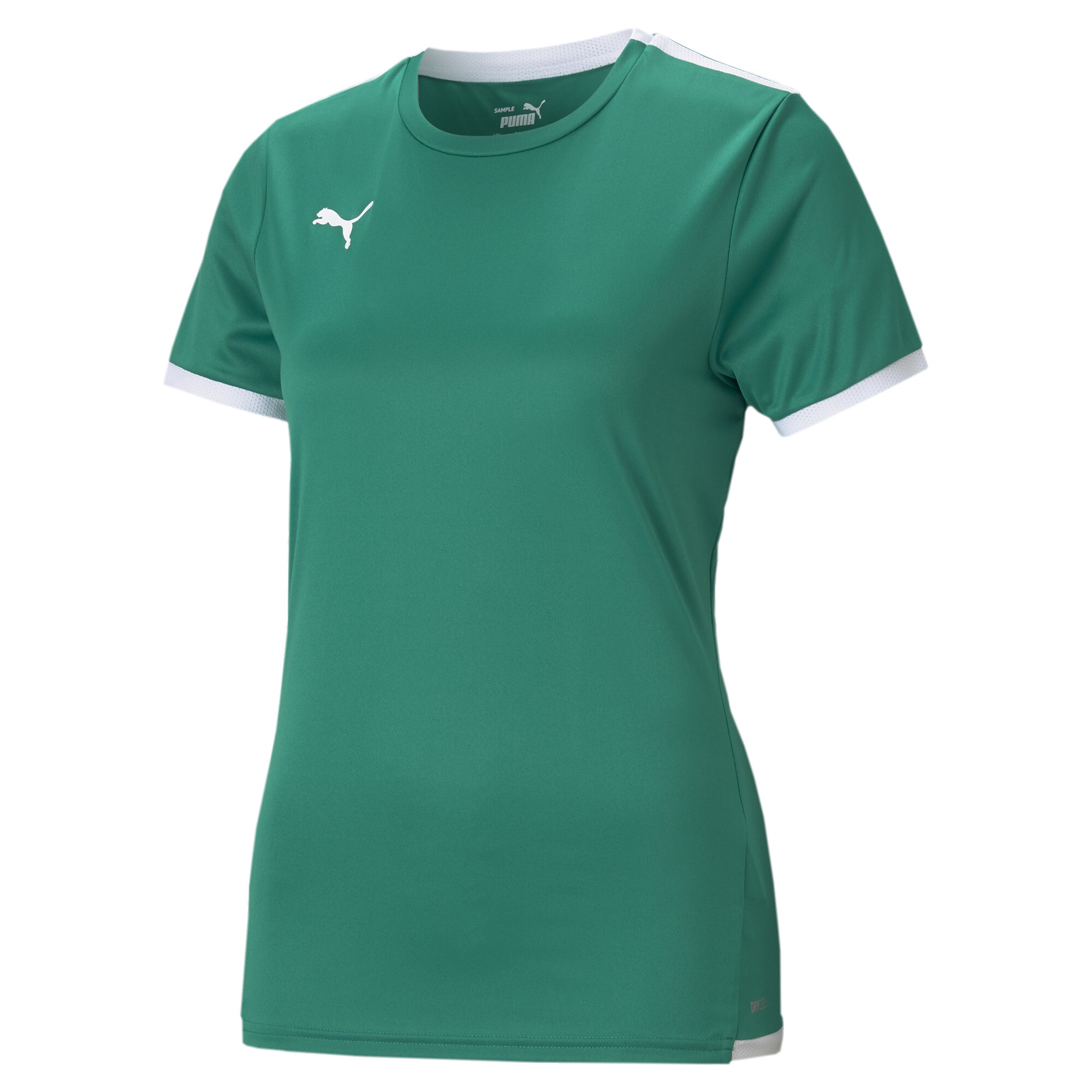 Puma Teamliga Shirt Korte Mouw Dames - Groen | Maat: M