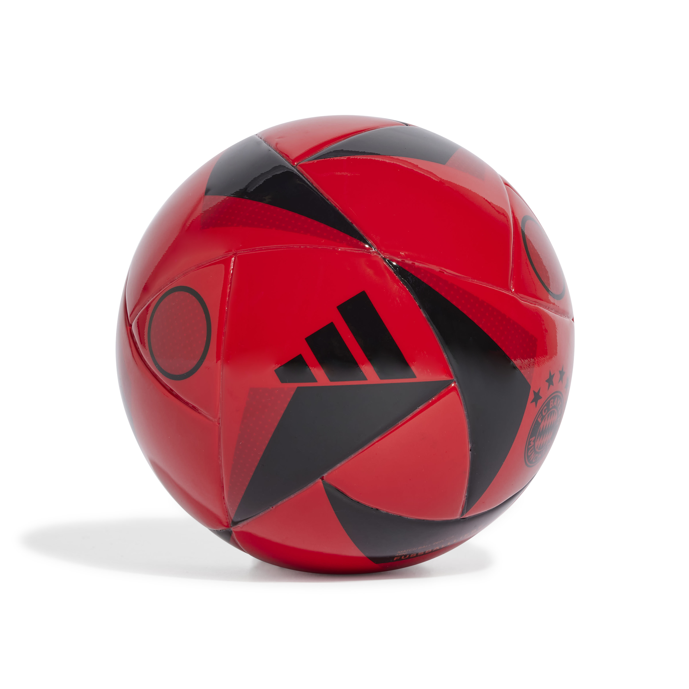 adidas Bayern München Mini Voetbal Maat 1 Rood Zwart