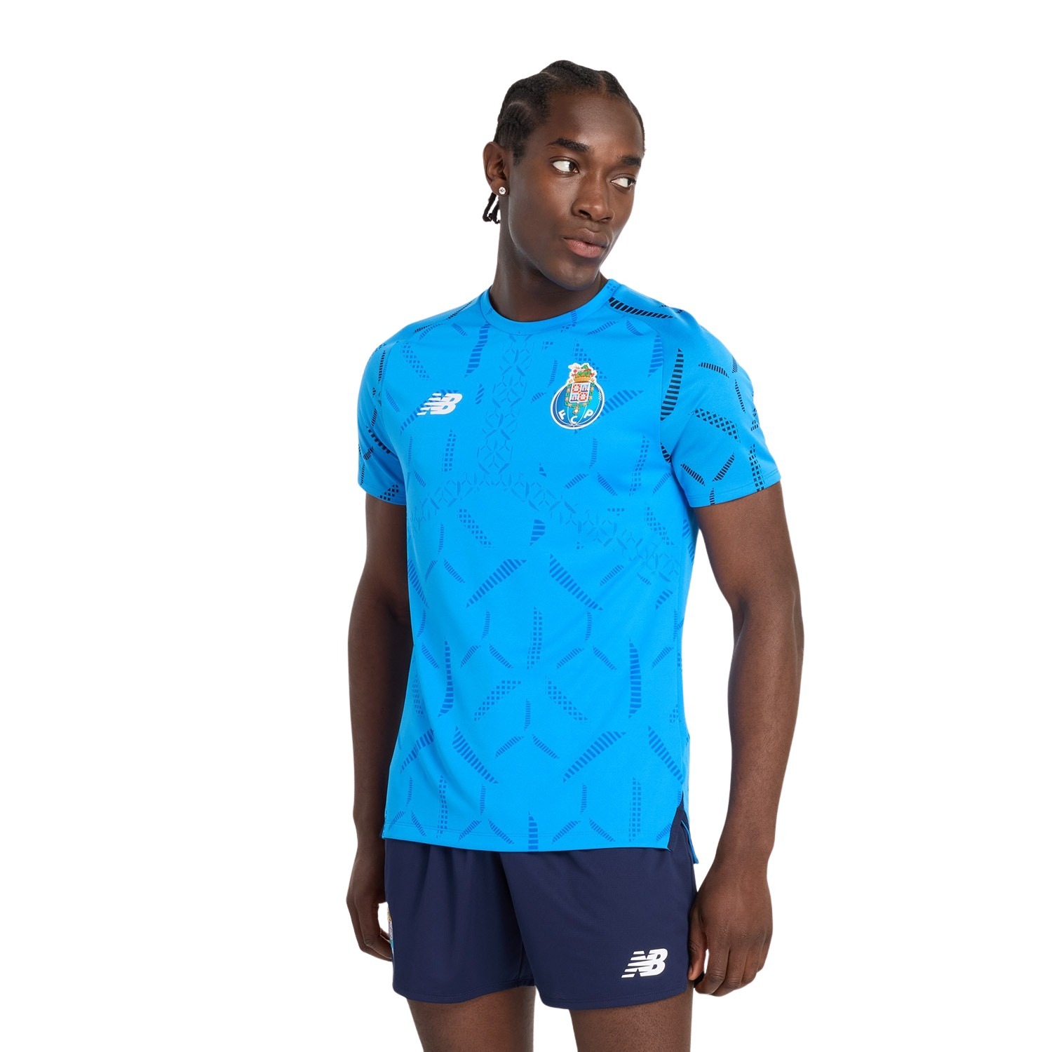 New Balance FC Porto Trainingsshirt 2024-2025 Blauw Donkerblauw Wit