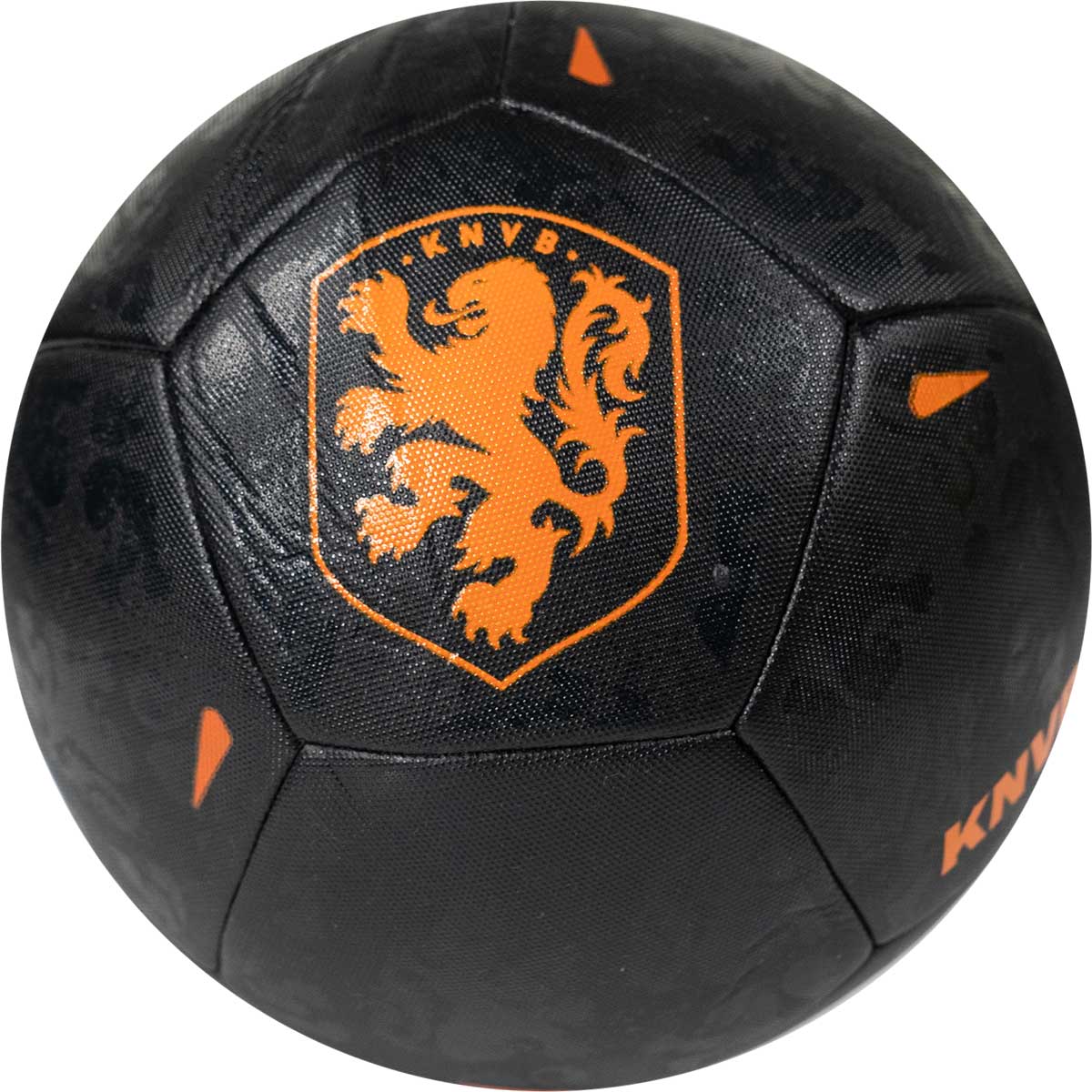 Nederlands Elftal Voetbal - Zwart - Maat 5 - EK Voetbal 2024 - Officiële KNVB Bal