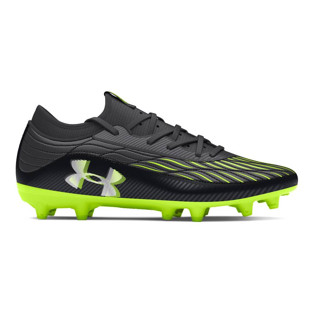 Under Armour Magnetico Select 4.0 Gras Voetbalschoenen (FG) Zwart Groen