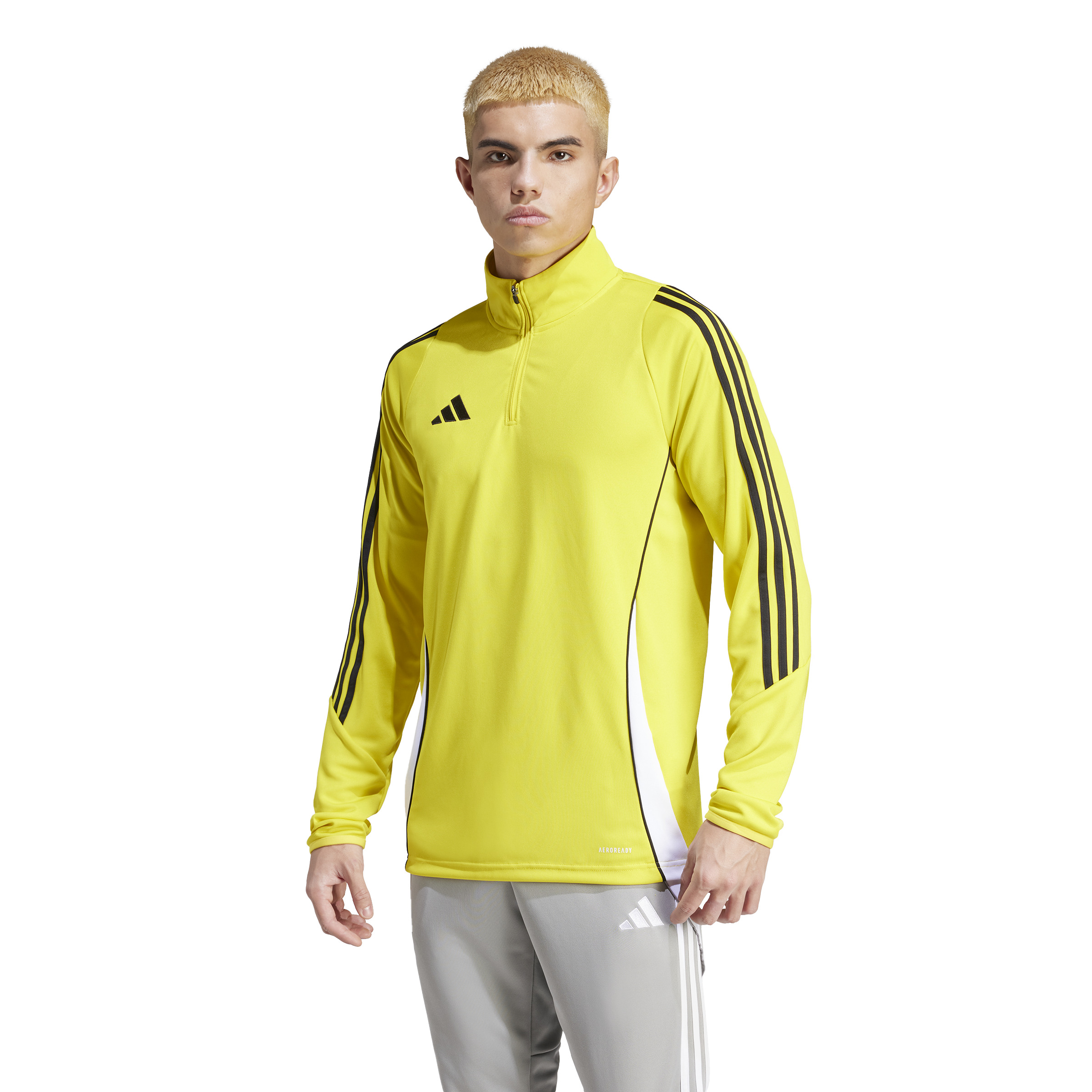 adidas Tiro 24 Trainingstrui 1/4-Zip Geel Wit