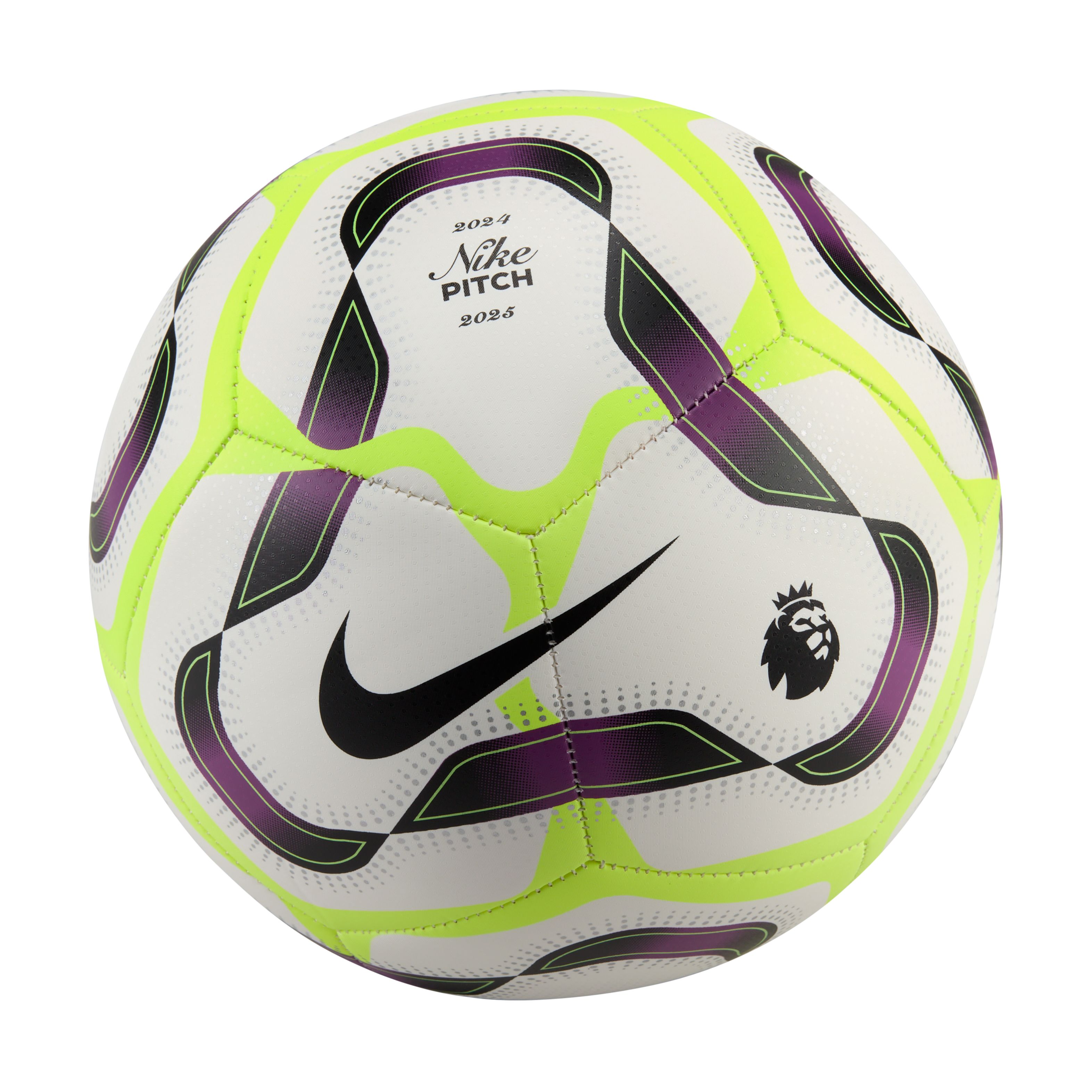 Nike Premier League Pitch Voetbal Maat 5 2024-2025 Wit Groen Paars Zwart