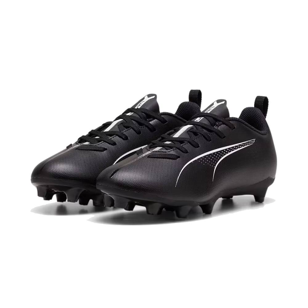 PUMA ULTRA 5 PLAY FG/AG Jr Unisex Sportschoenen - Puma Black-Puma White - Maat 31