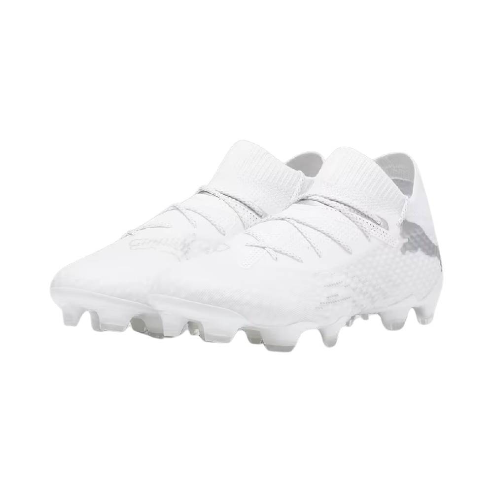 PUMA Future 7 Ultimate Gras / Kunstgras Voetbalschoenen (MG) Zilver Wit