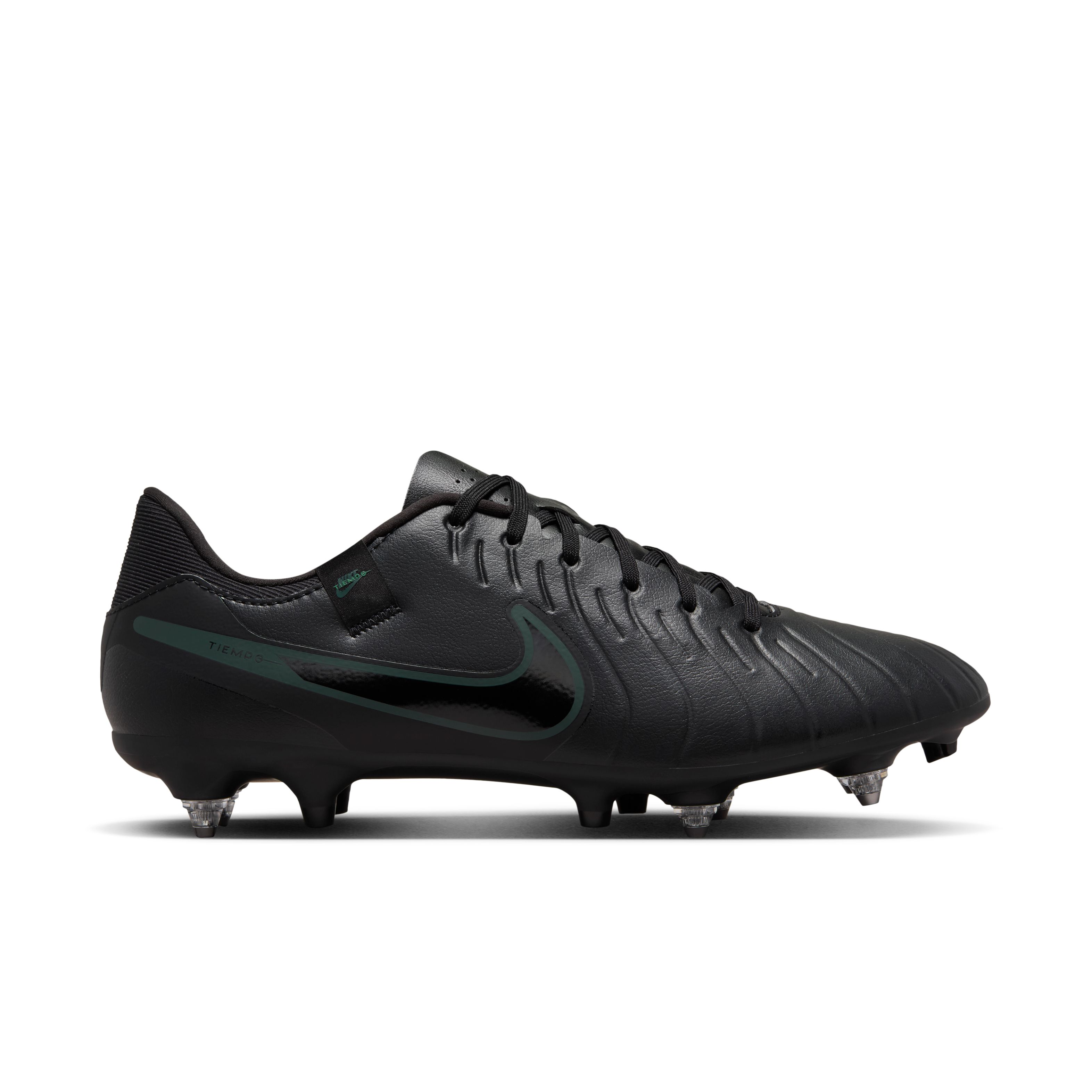 Nike Tiempo Legend 10 Academy IJzeren-Nop Voetbalschoenen (SG) Anti-Clog Zwart Donkergroen