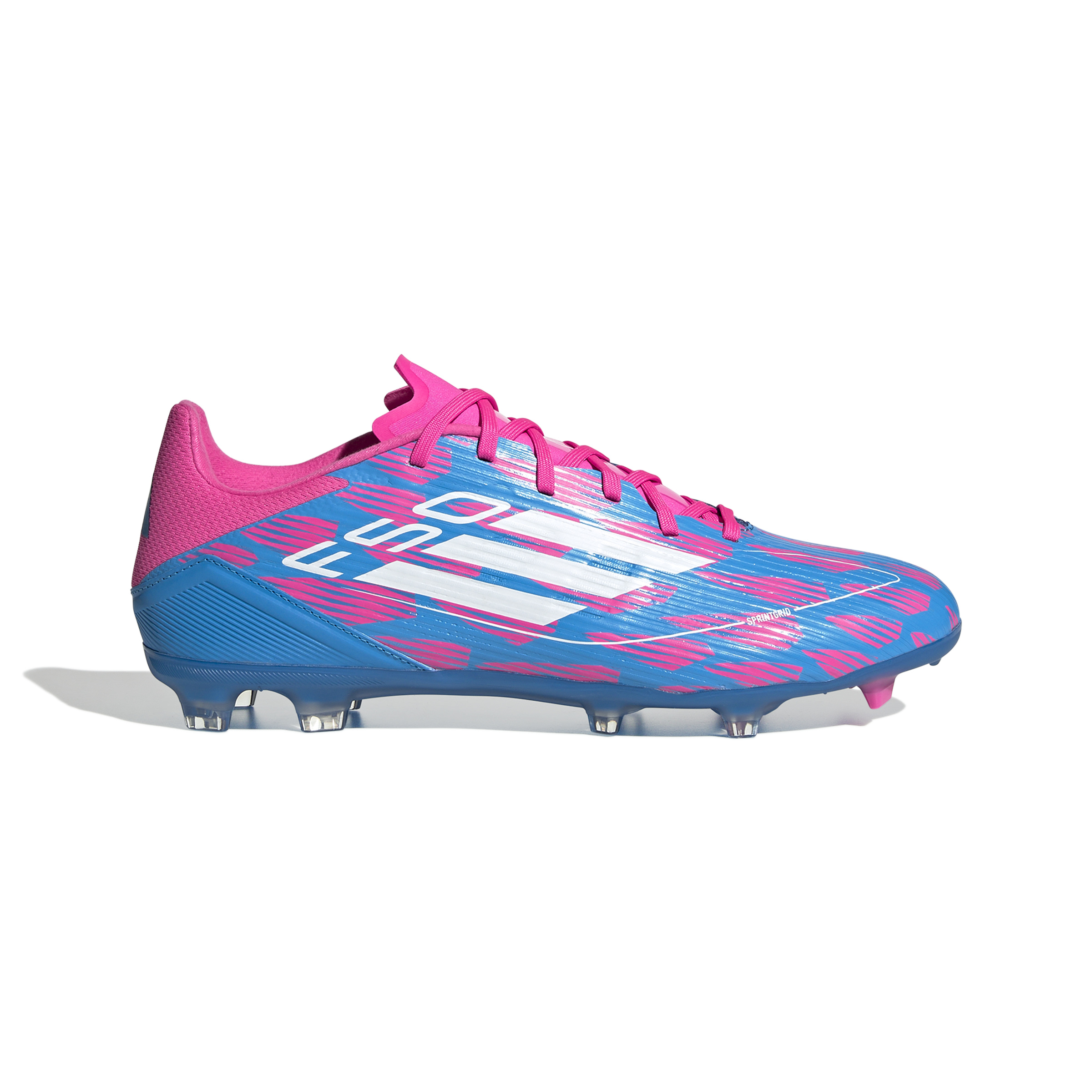 adidas F50 League Gras Voetbalschoenen (FG) Blauw Roze Wit