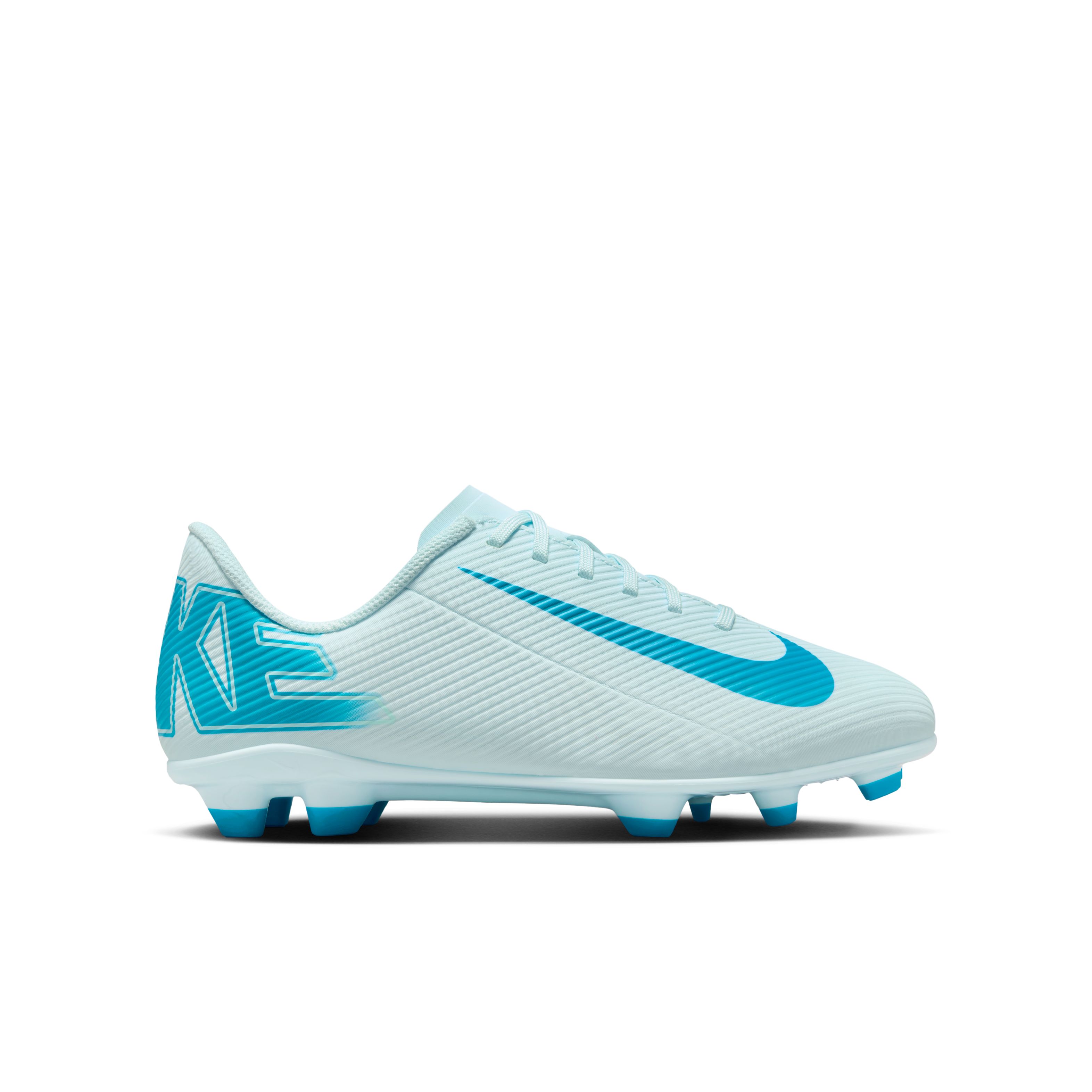 Nike Mercurial Vapor 16 Club Gras / Kunstgras Voetbalschoenen (MG) Kids Lichtblauw Blauw