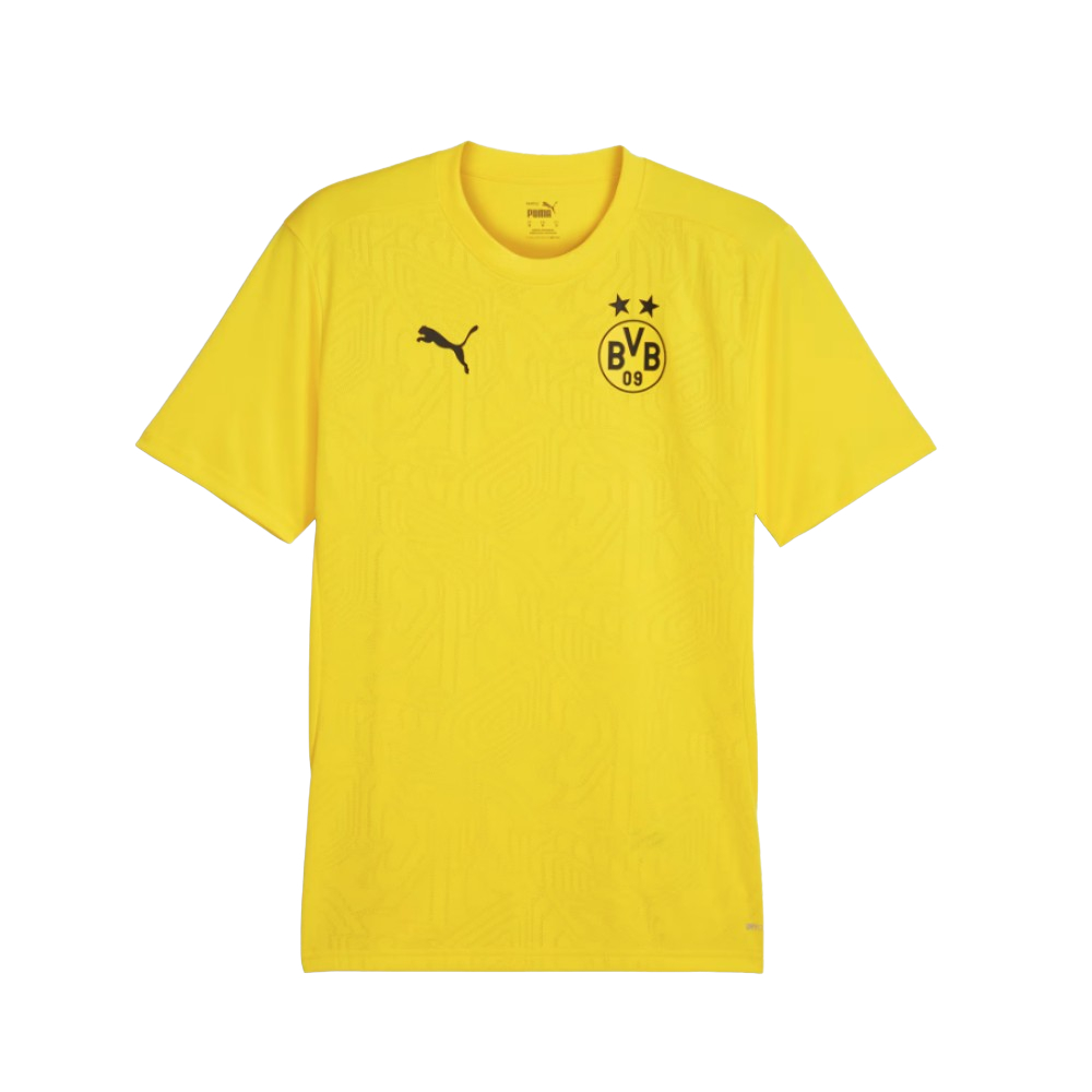 PUMA Borussia Dortmund Trainingsshirt 2024-2025 Kids Geel Zwart