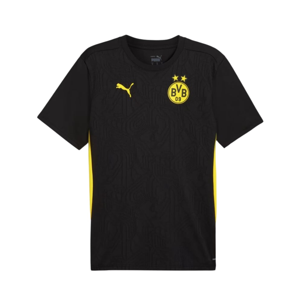 PUMA Borussia Dortmund Trainingsshirt 2024-2025 Zwart Geel