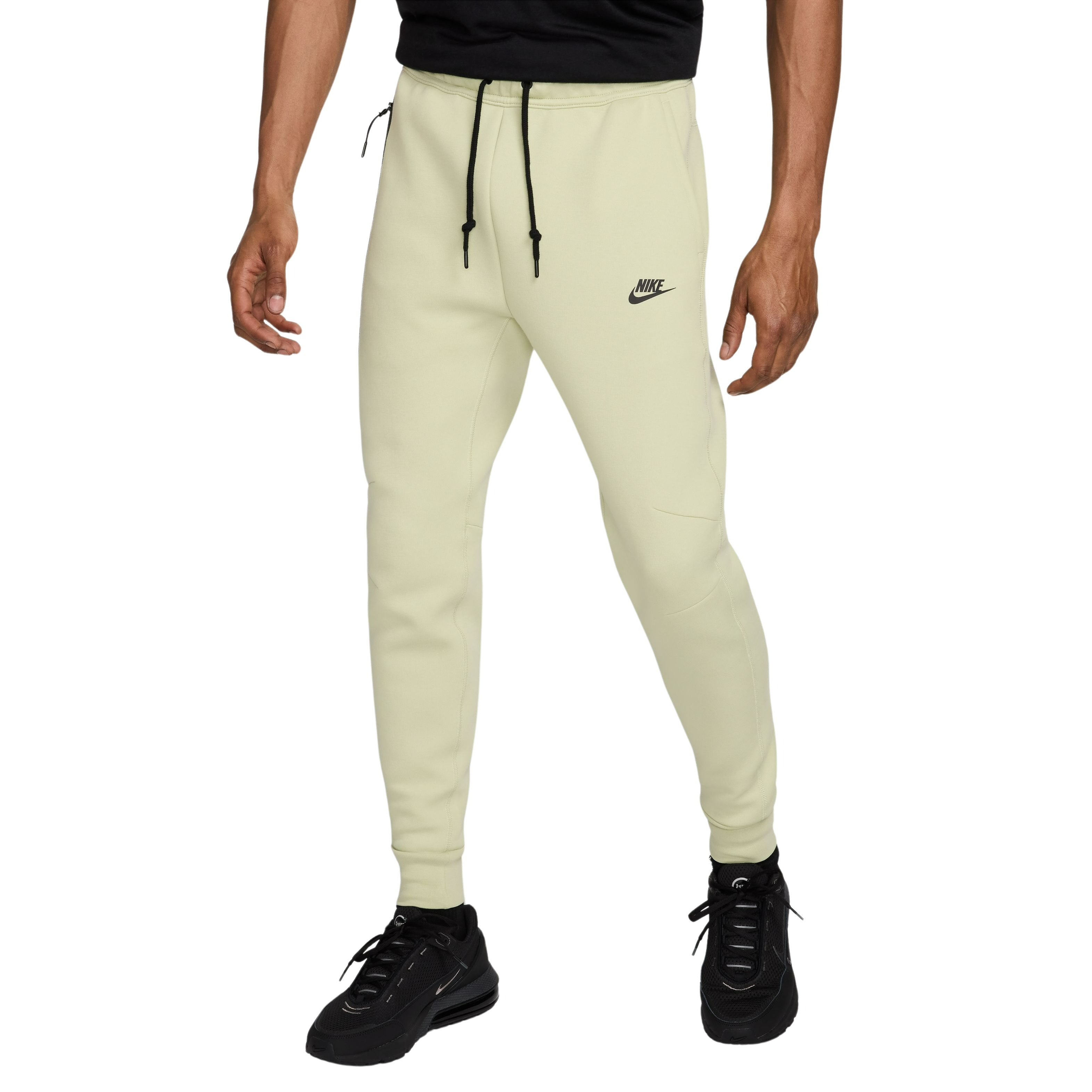 Nike Tech Fleece Sportswear Joggingbroek Lichtgroen Zwart