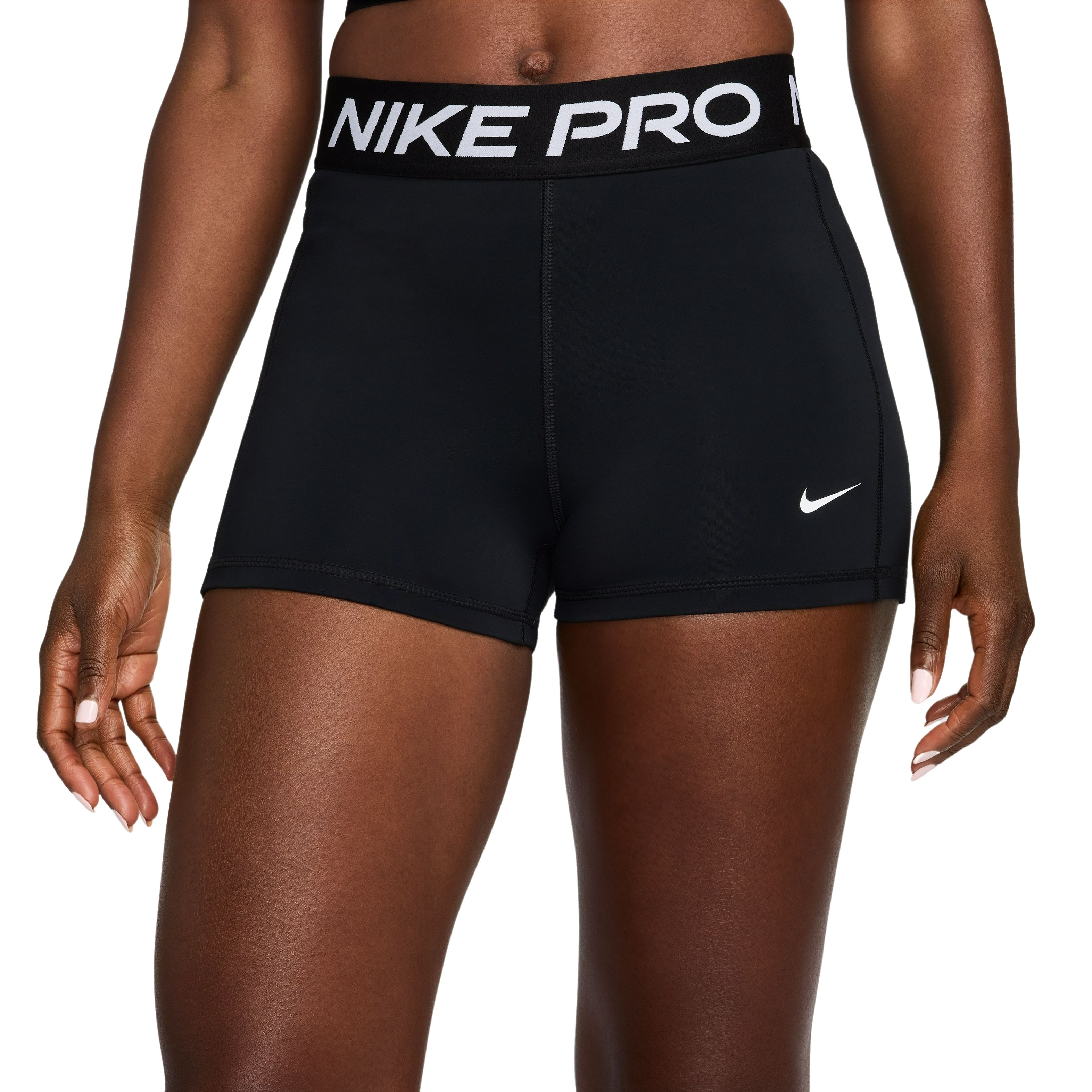 Nike Pro Leak Protection Sportbroekje Dames Zwart Wit